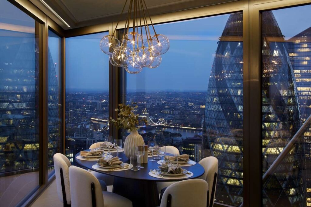 Sky Residence Bishopsgate Dining 4