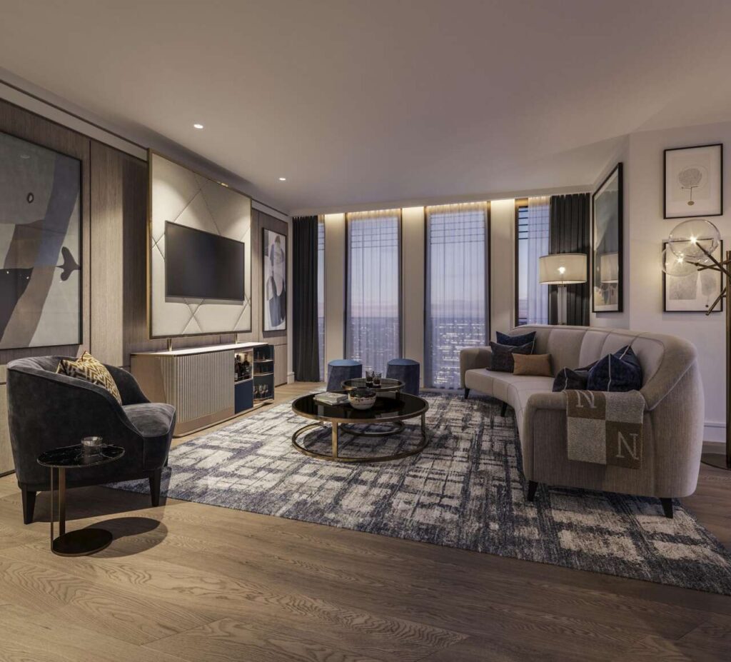 Sky Residence Bishopsgate Living 3