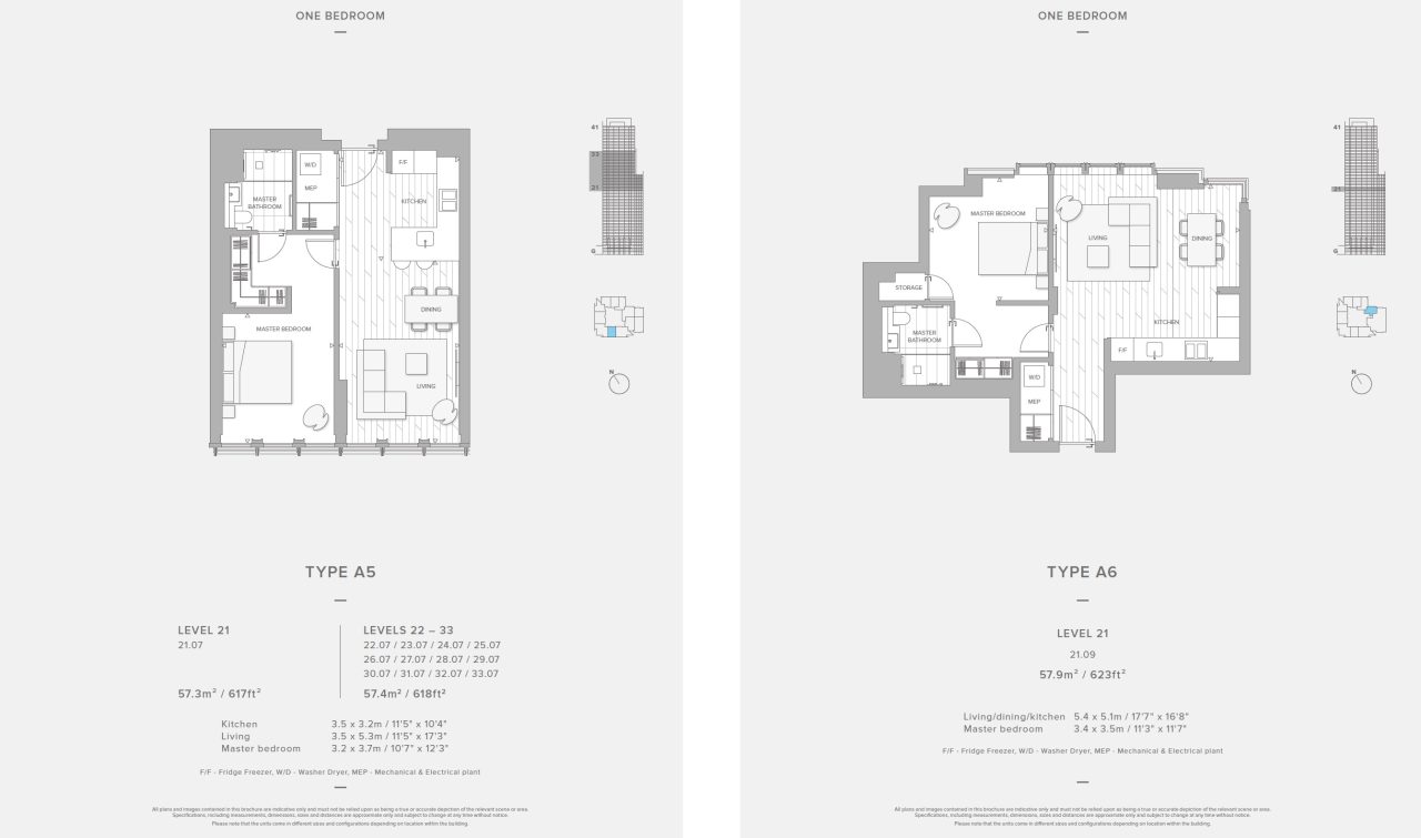 Sky Residences 1BR-3 Floor Plan