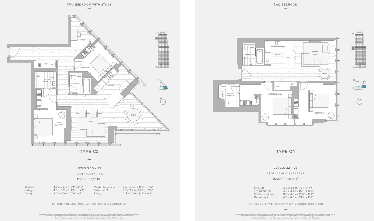 Sky Residences 2BR-8 Floor Plan