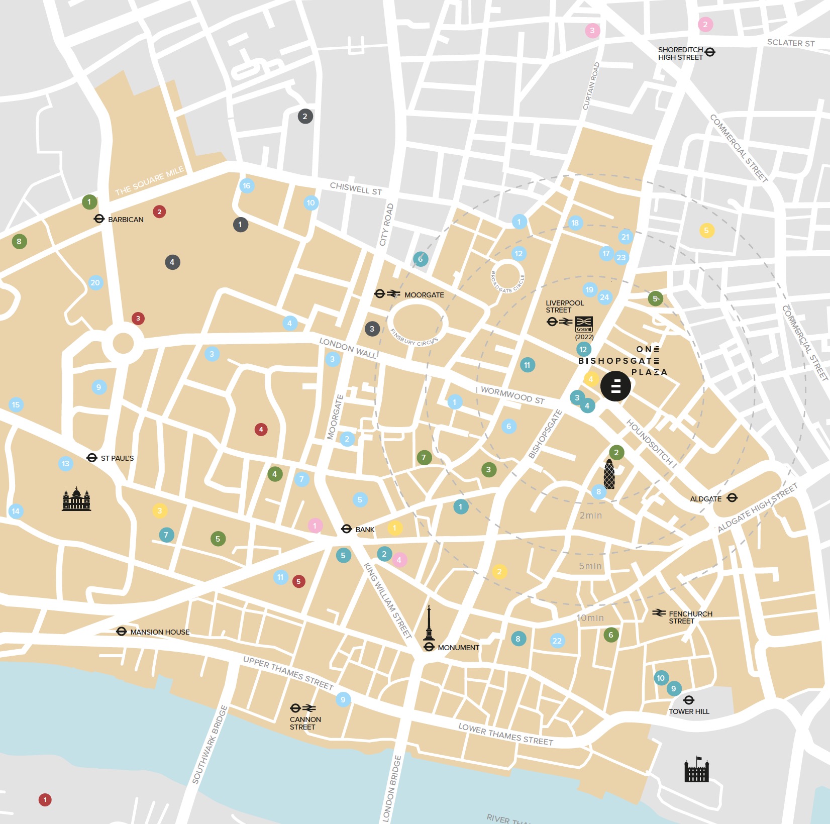 Sky Residences Map