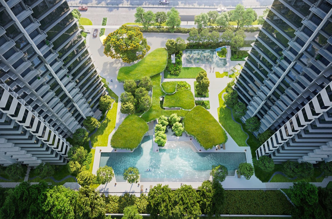 LakeGarden Residences- Facilities Birdview