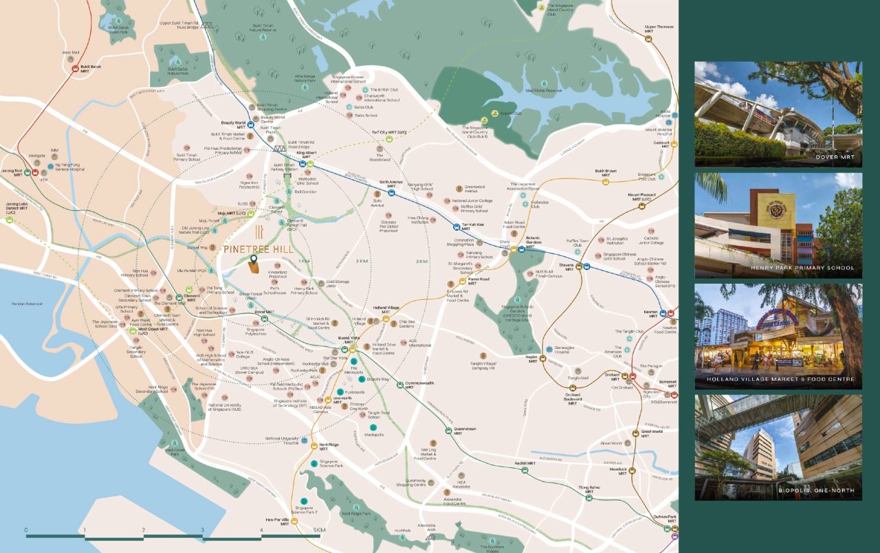 Pinetree Hill Residences (松岩轩)Pinetree Hill Location Map