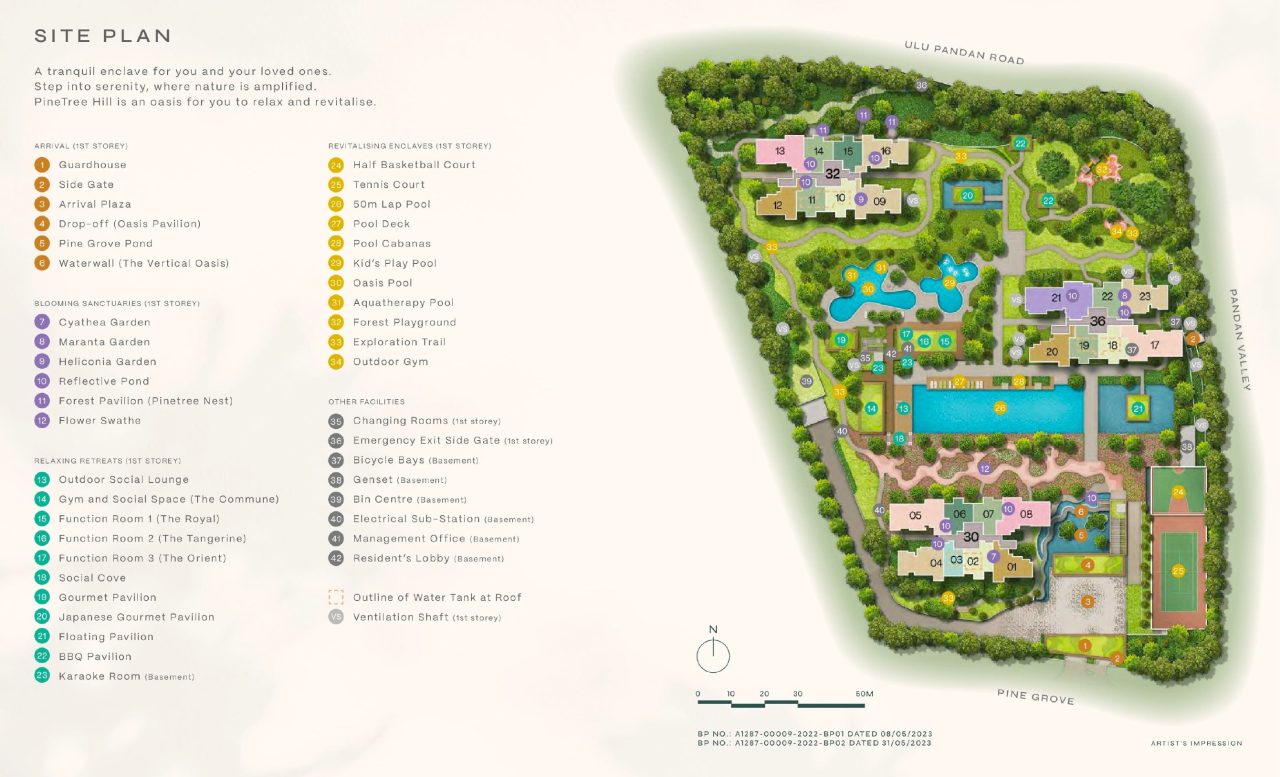 Pinetree Hill Residences (松岩轩)Pinetree Hill Site Plan