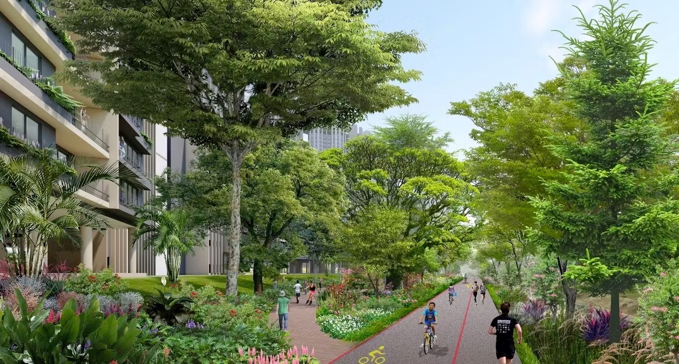 Ulu Pandan Master Plan - Linear Park