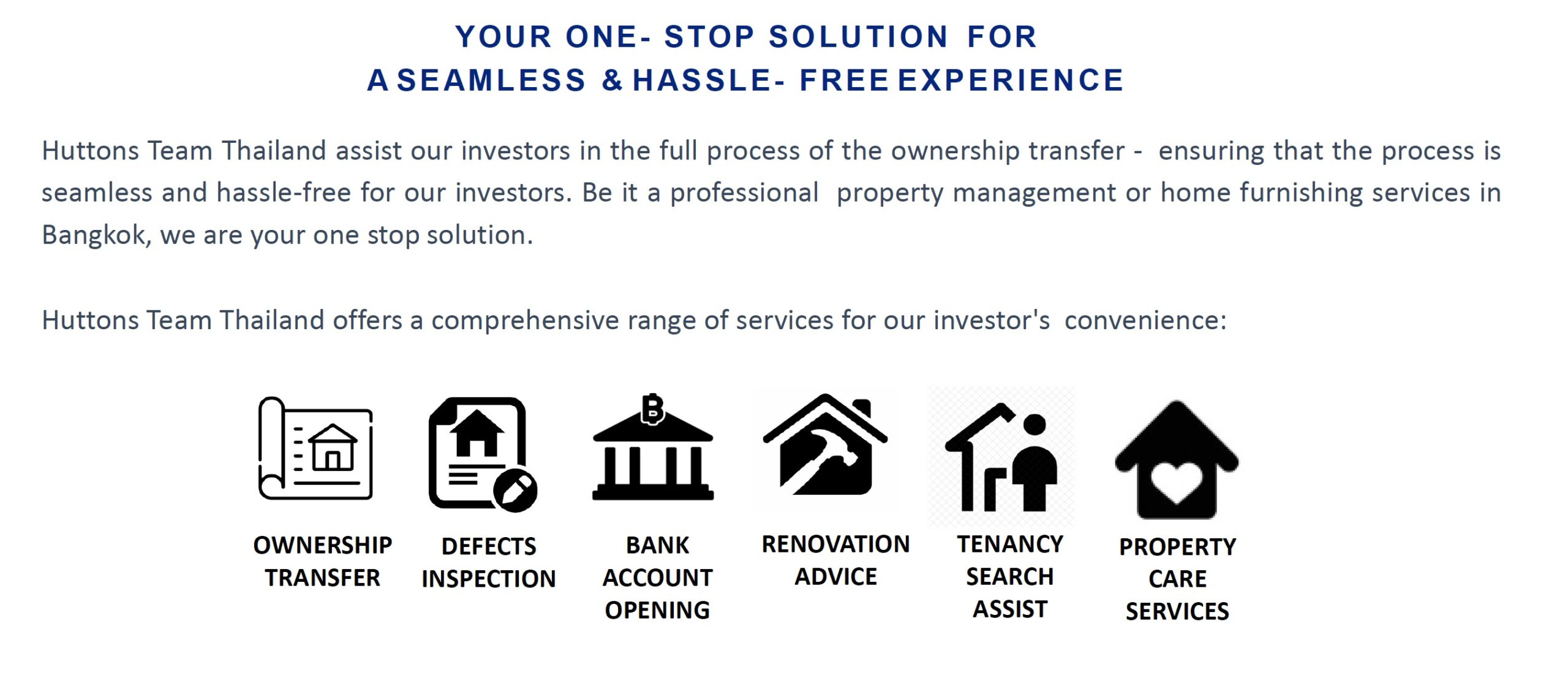 Bangkok Property Investment One Stop Solution