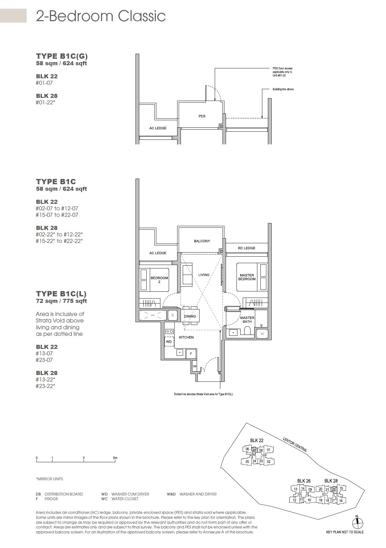 Hillock Green 2BR B1C Floor Plan