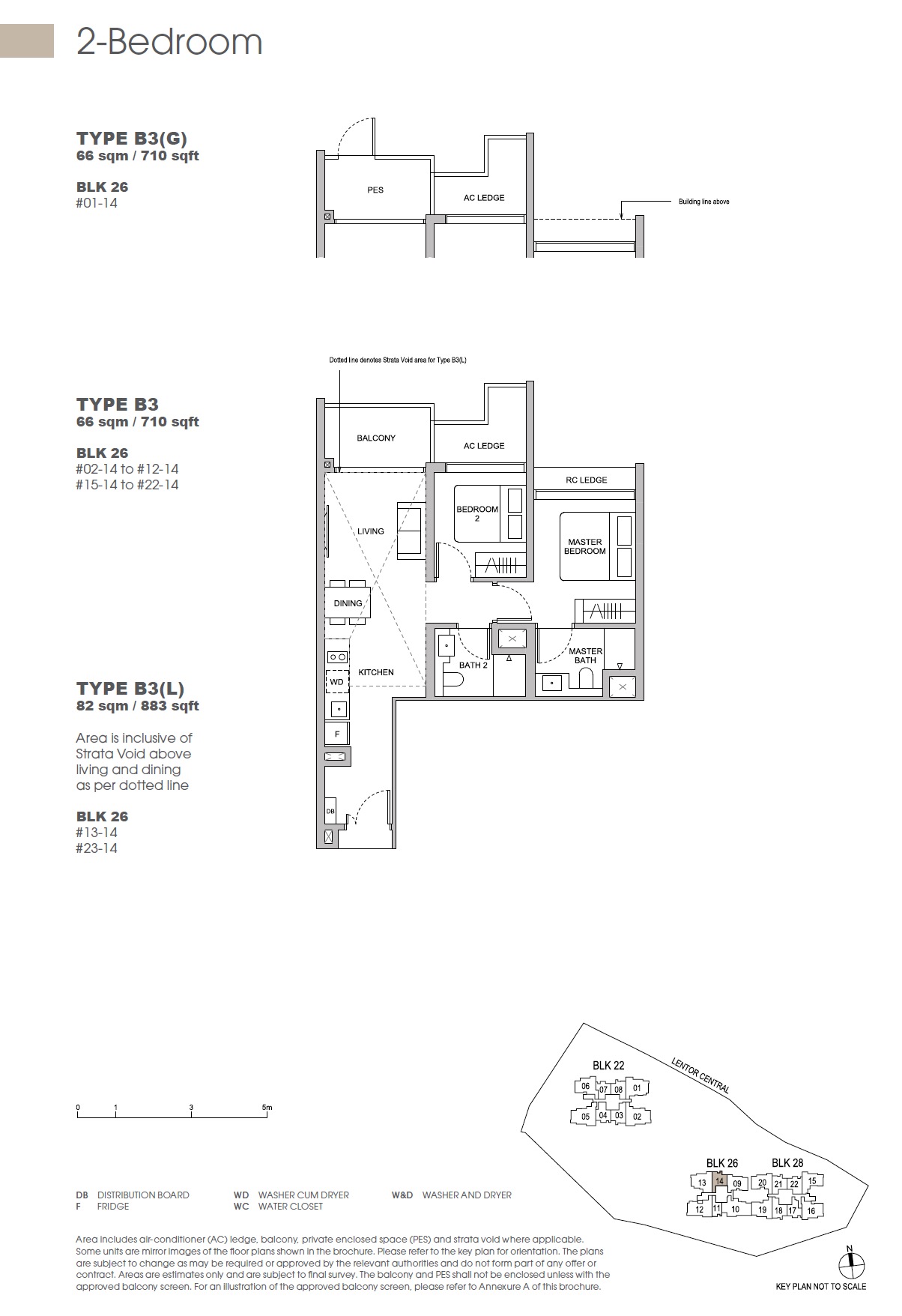 Hillock Green 2BR B3G Floor Plan