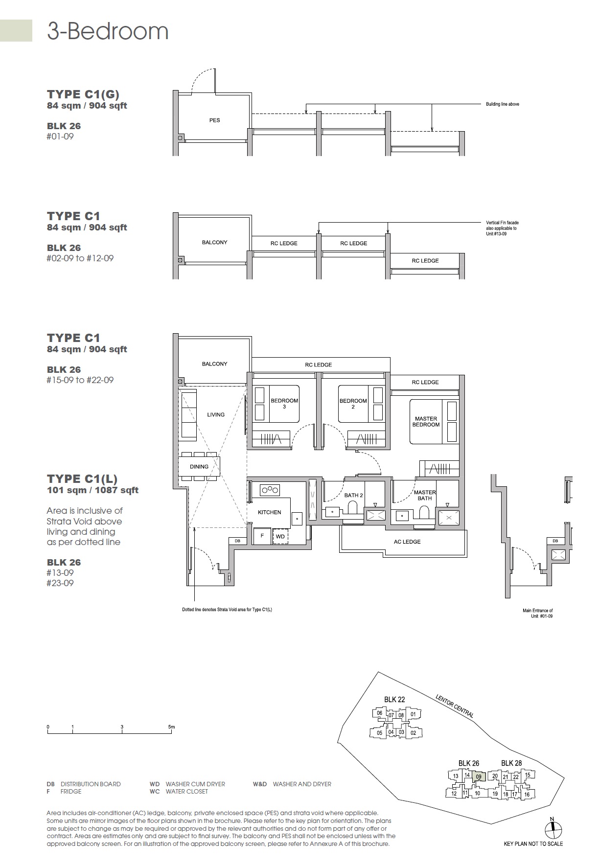 Hillock Green 3BR C1G Floor Plan