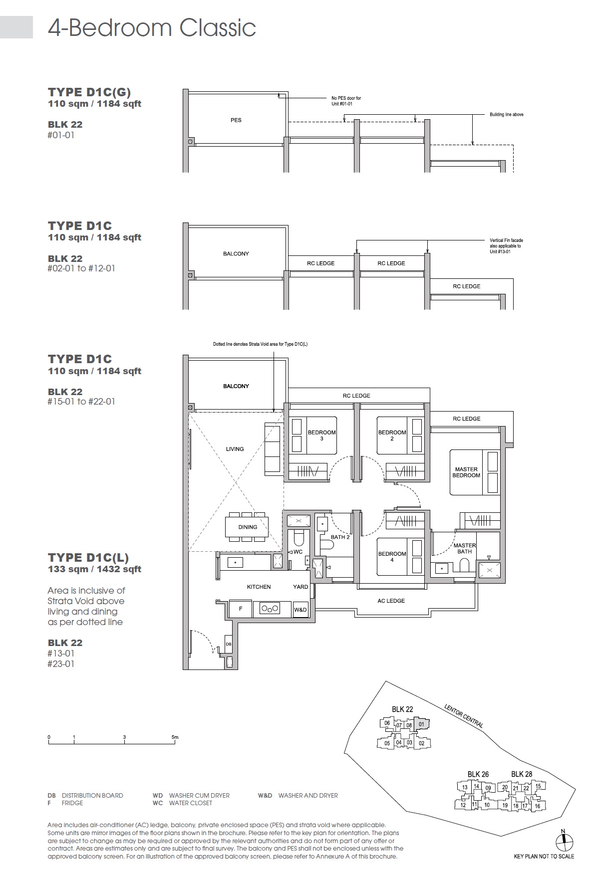 Hillock Green 4BR D1C Floor Plan