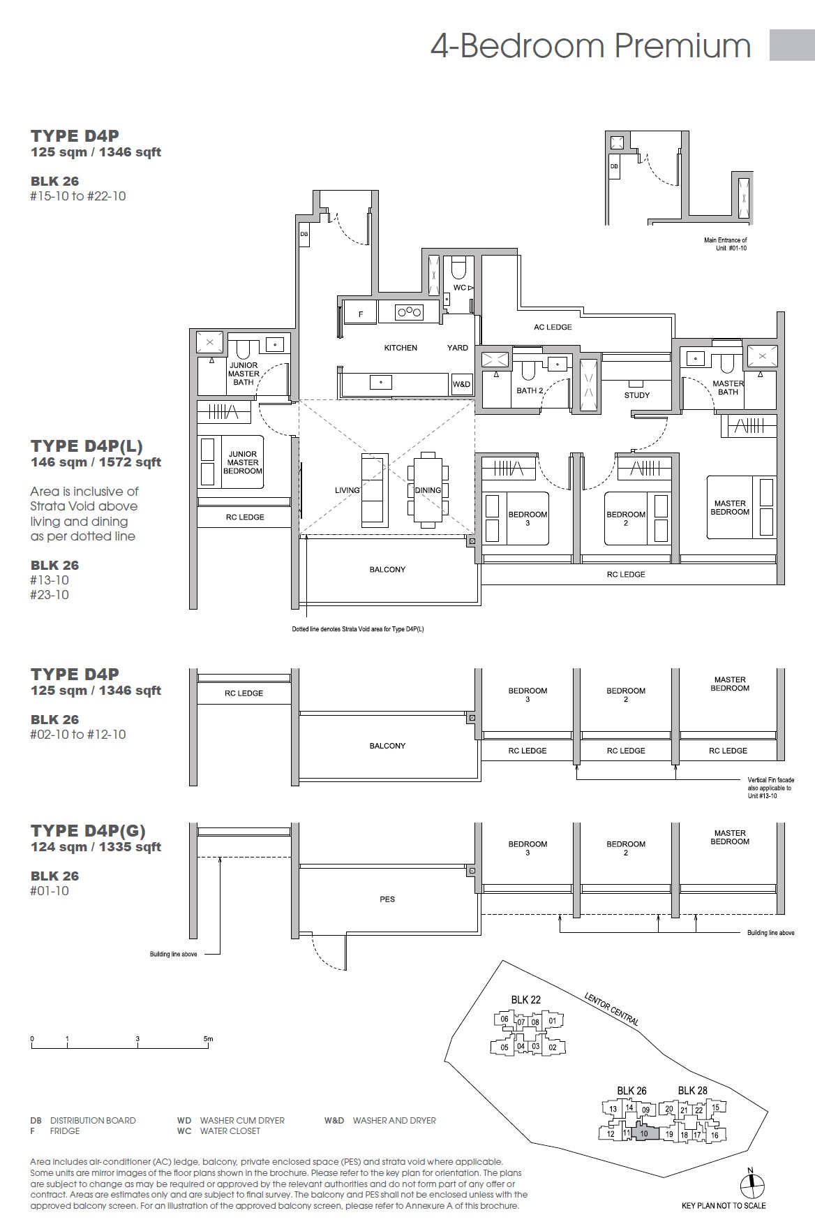 Hillock Green 4BR Premium D4P Floor Plan