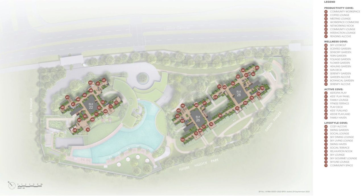 Hillock Green Level 14 Facilitiies Site Plan