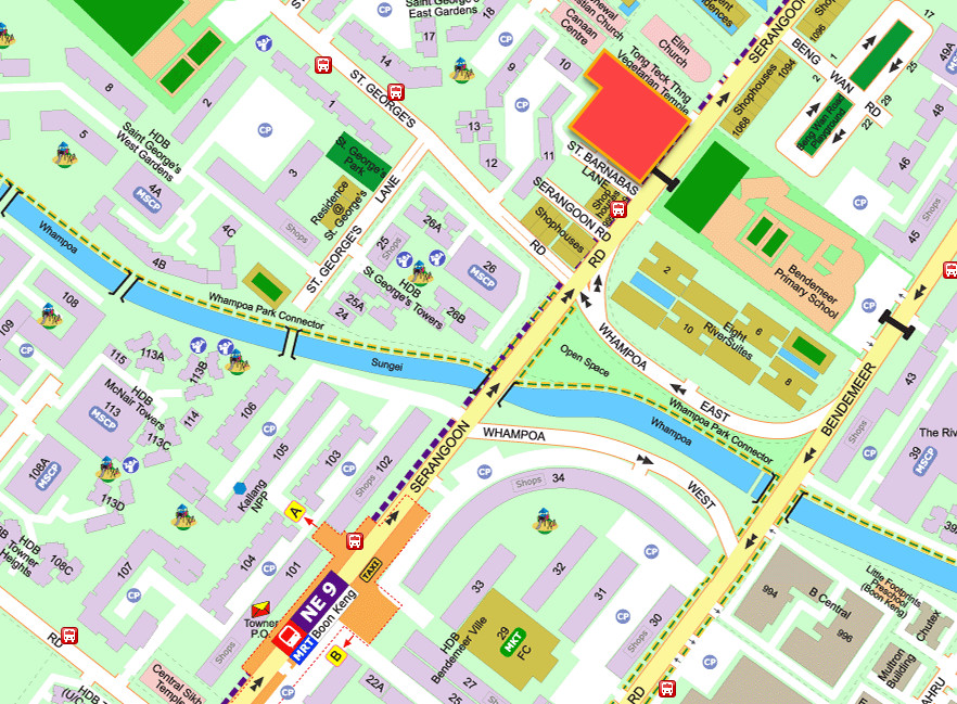 The Arcady at BOON KENG MRTThe Arcady Location Map