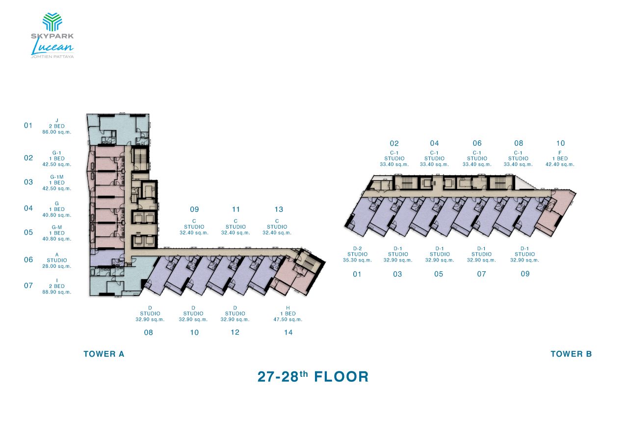 27 to 28th Floor