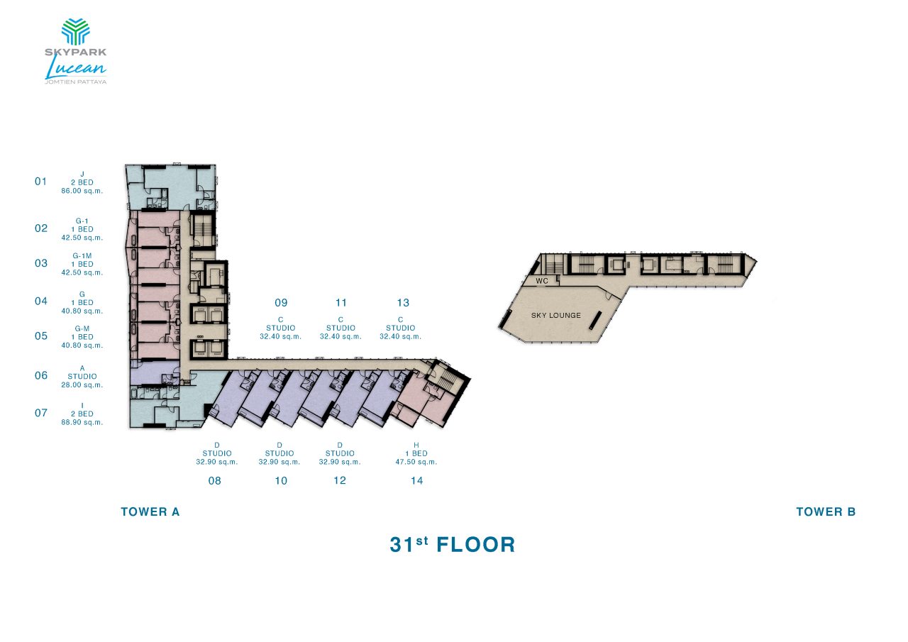 12 to 31st Floor