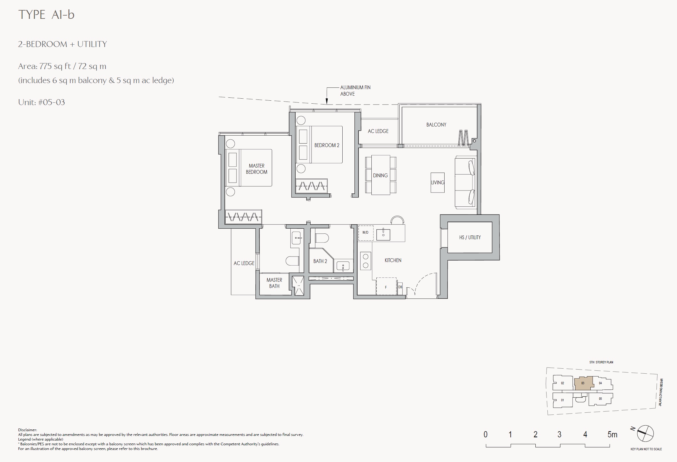 The Shorefront - 2BR+Utility A1b