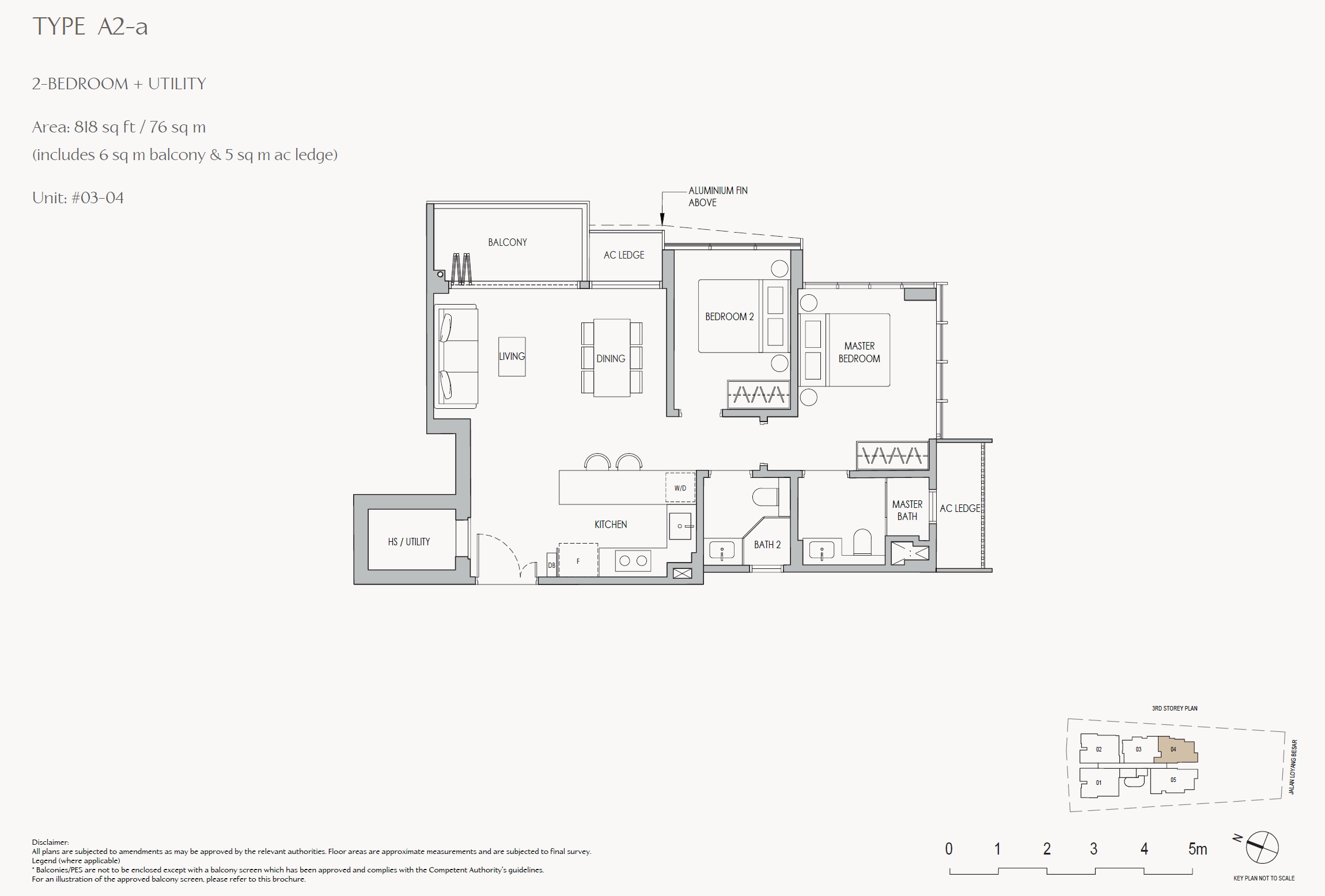 The Shorefront - 2BR+Utility A2a