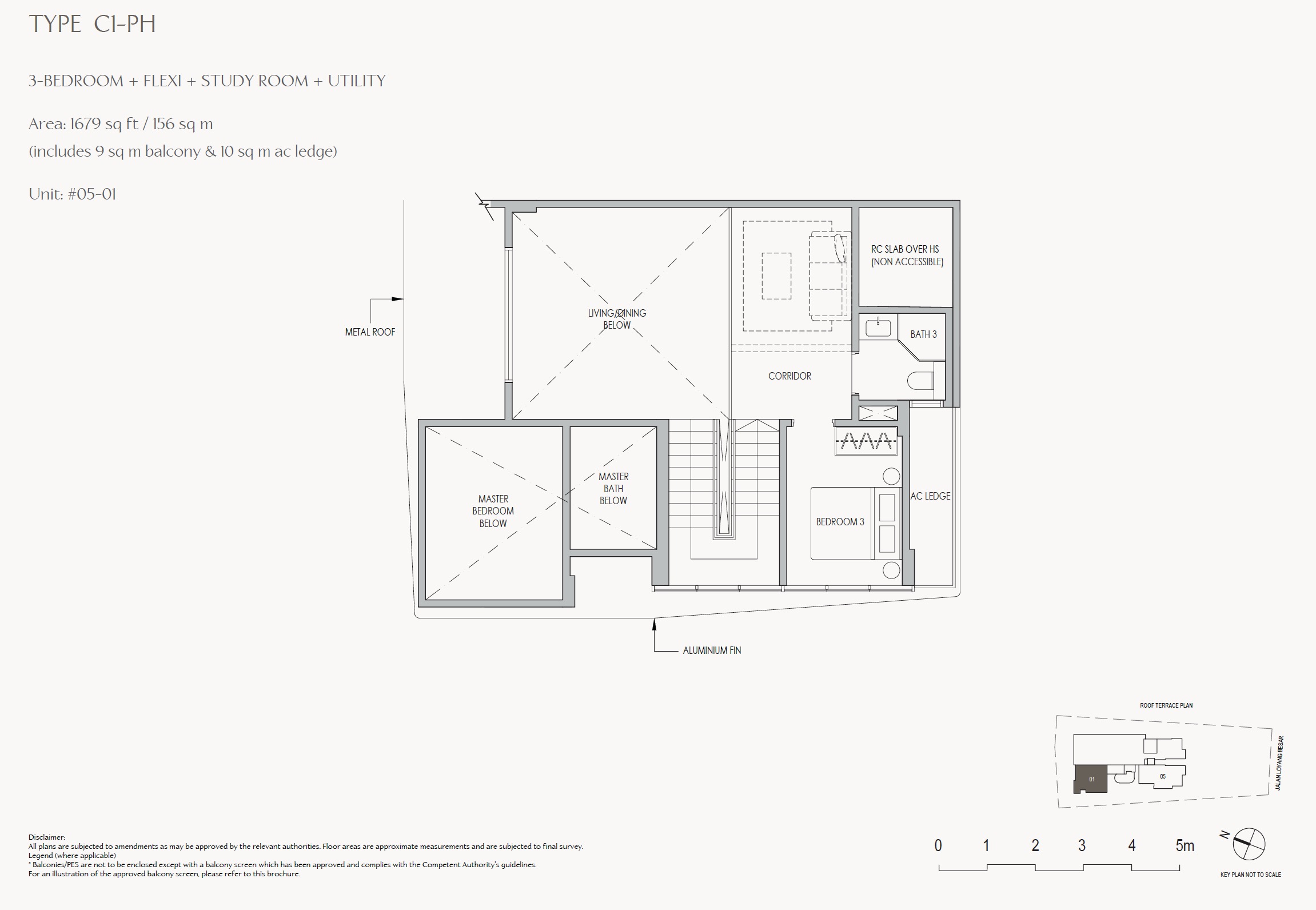 The Shorefront - 3BR+Flexi+Study+Utility C1-PH (upper)