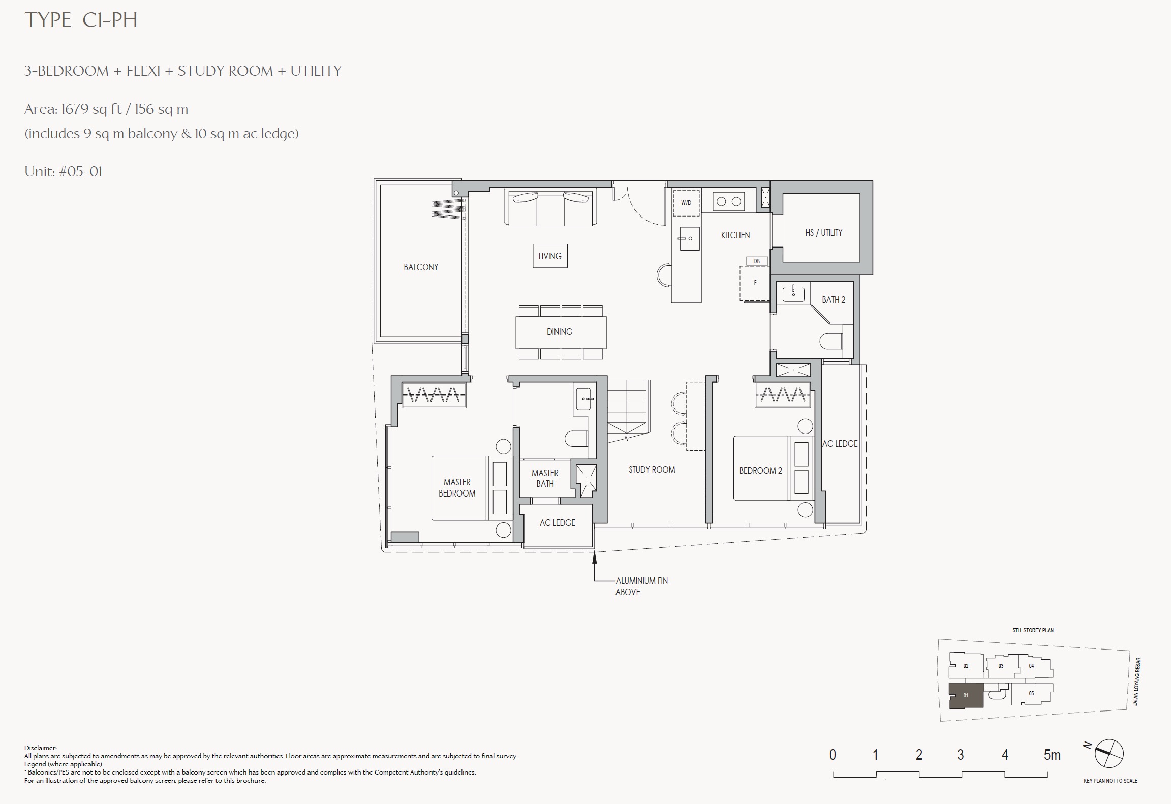 The Shorefront - 3BR+Flexi+Study+Utility C1-PH