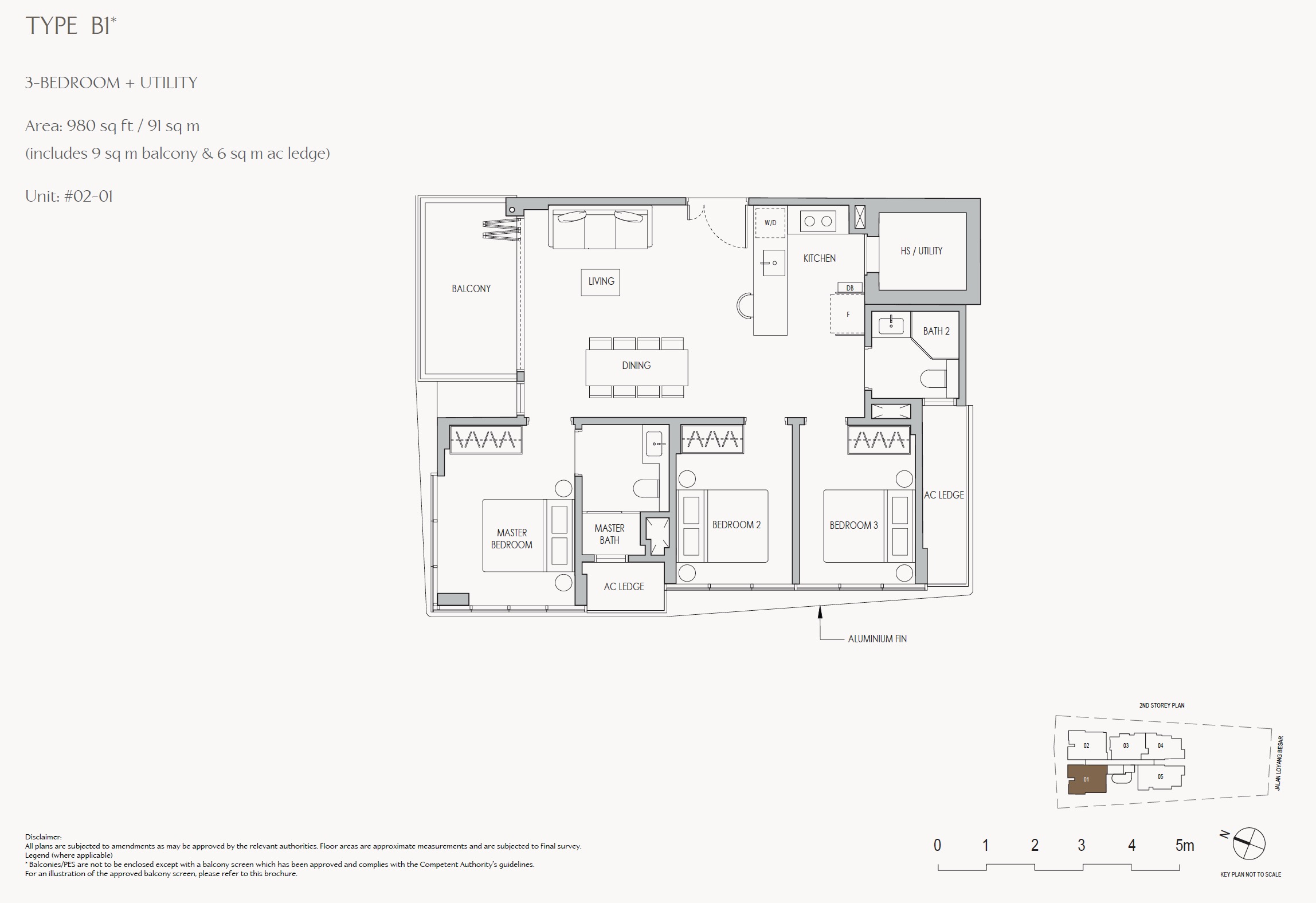 The Shorefront - 3BR+Utility B1*