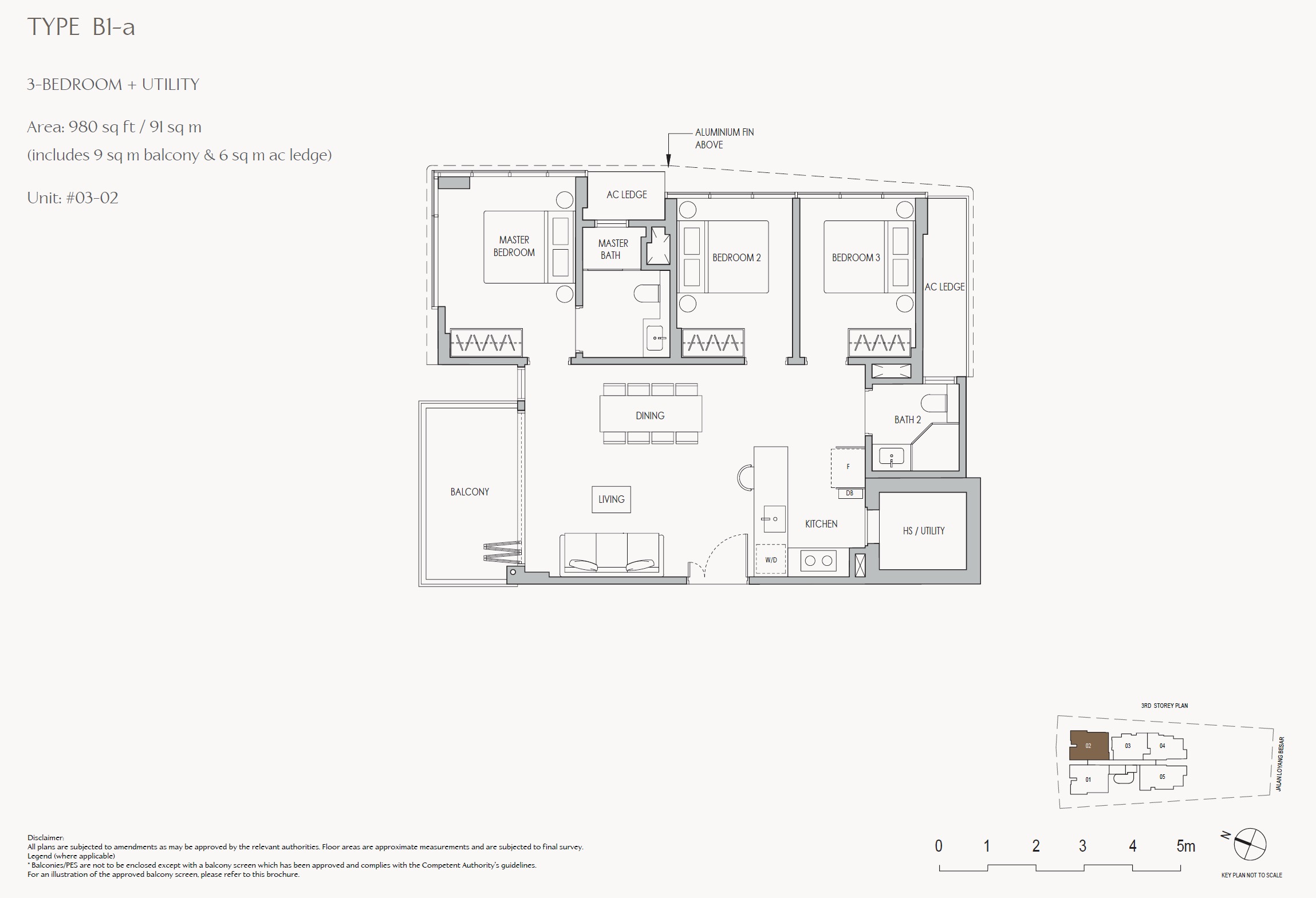 The Shorefront - 3BR+Utility B1a