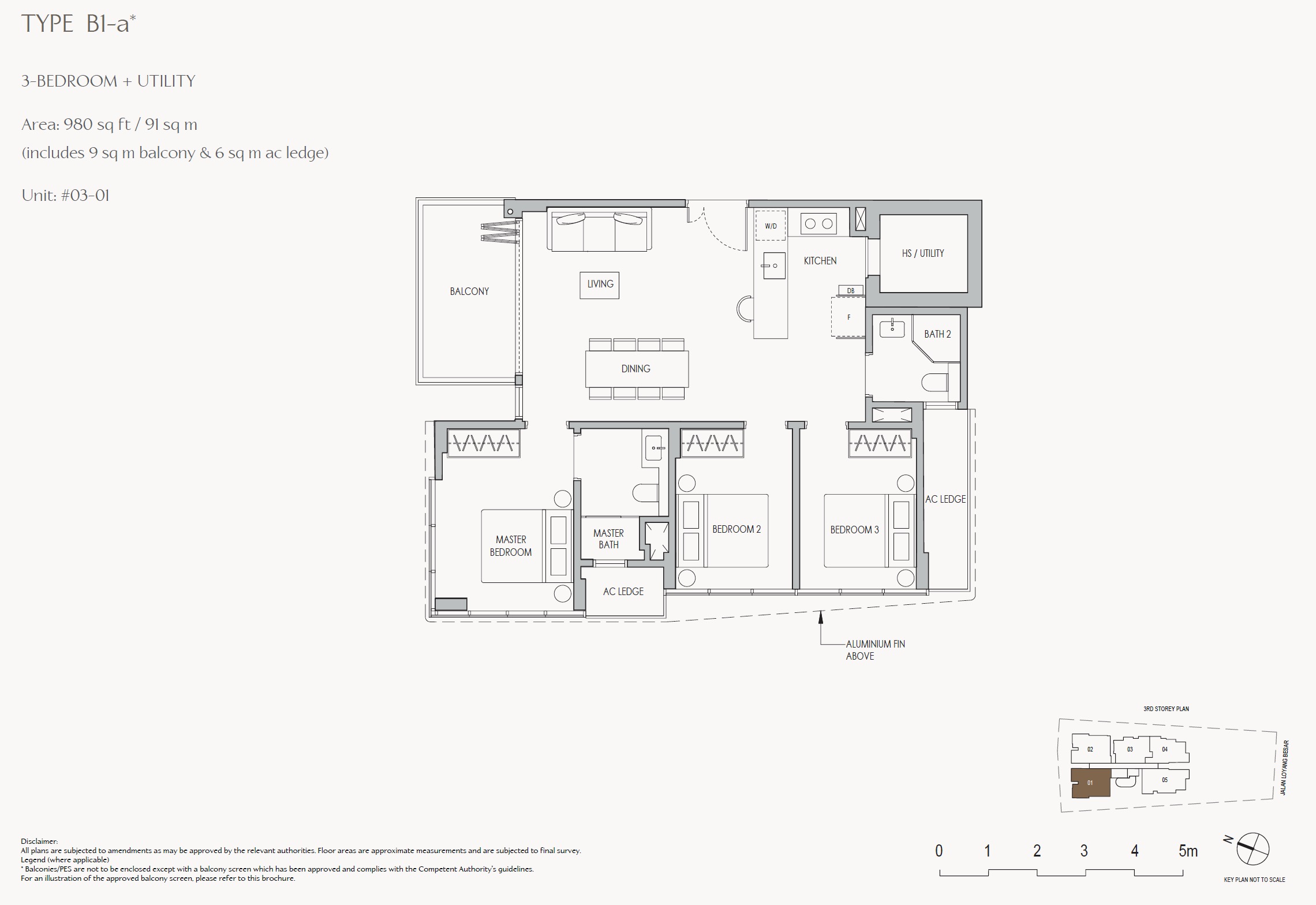 The Shorefront - 3BR+Utility B1a*