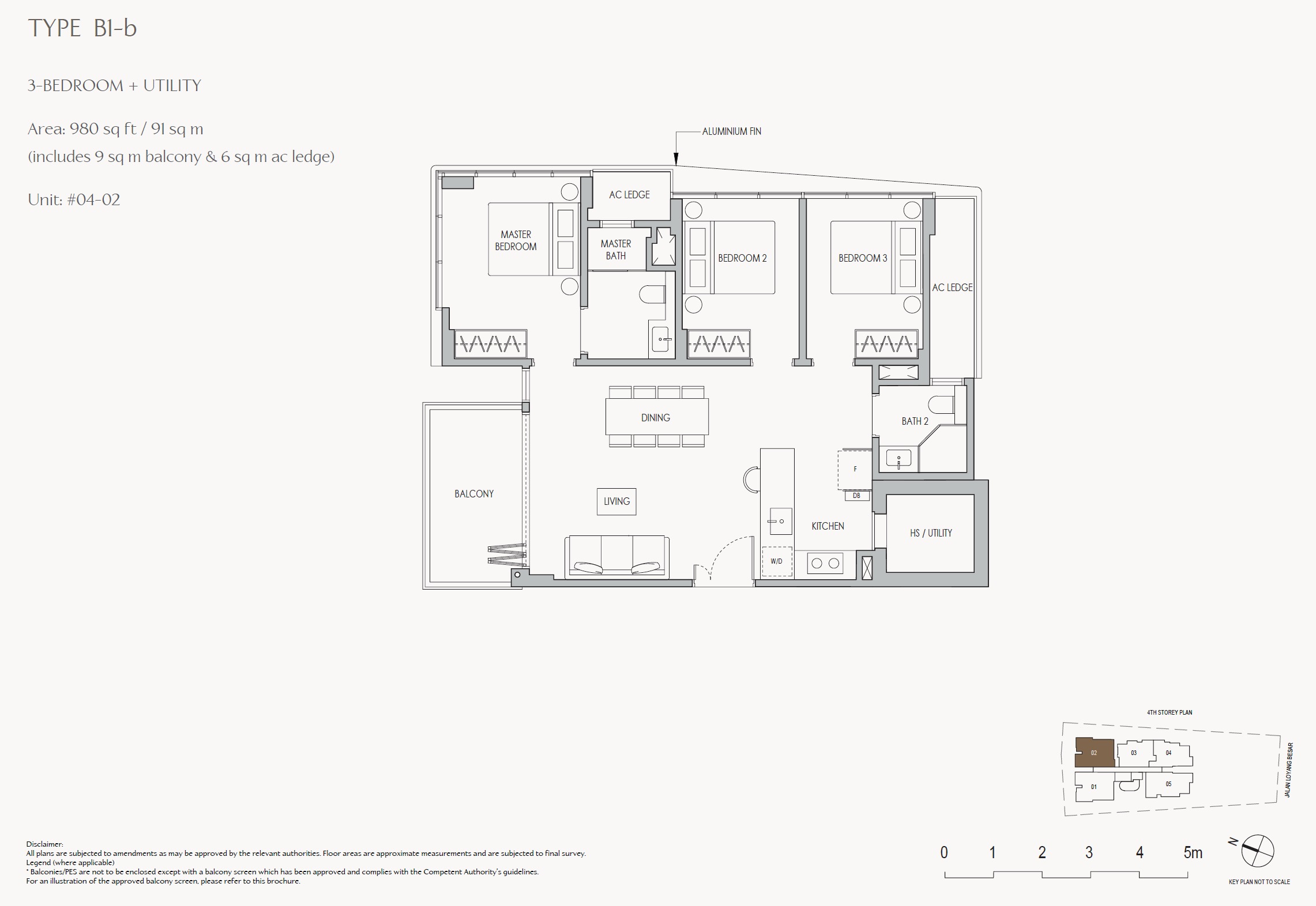 The Shorefront - 3BR+Utility B1b