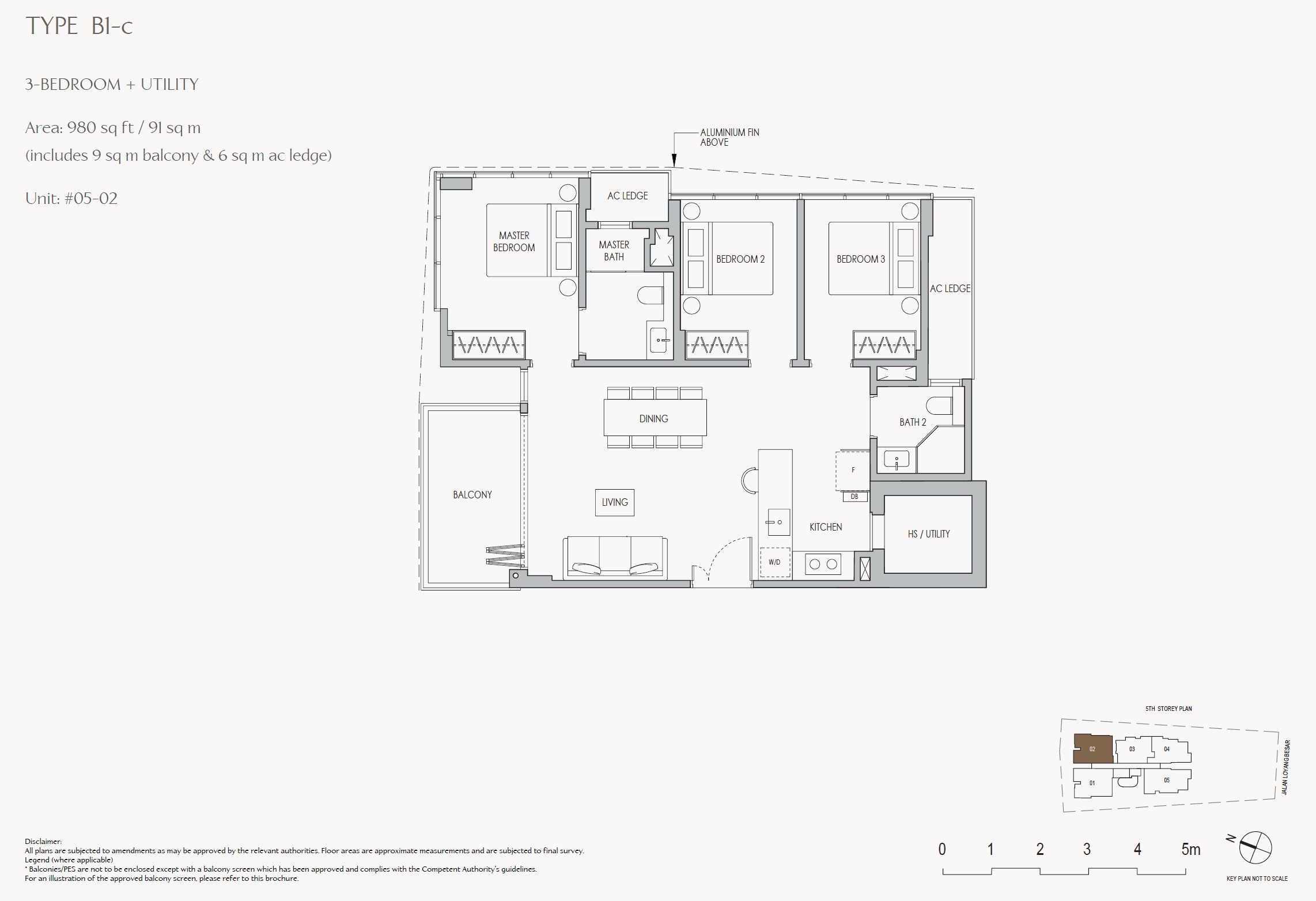 The Shorefront - 3BR+Utility B1c