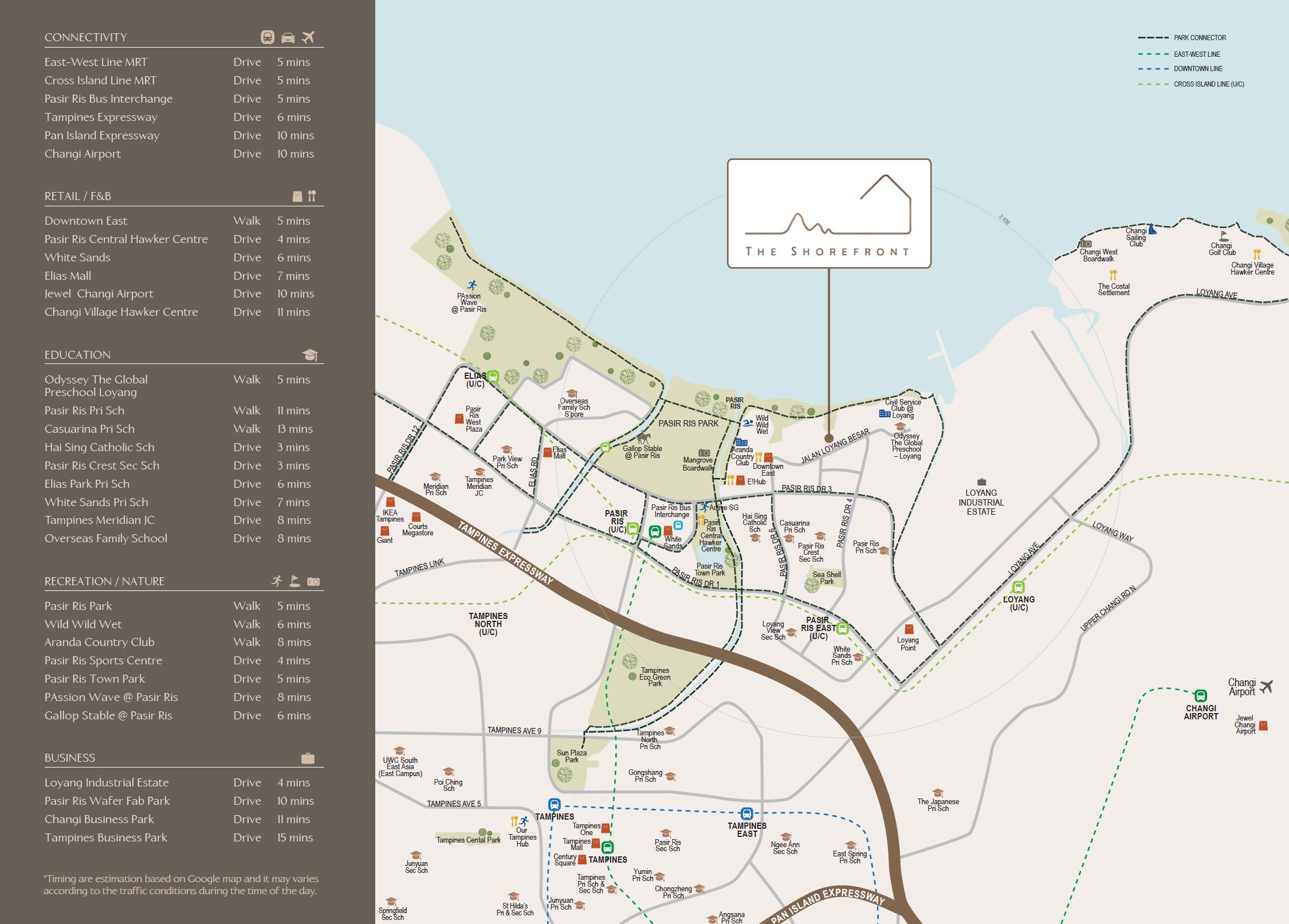 The Shorefront - Location Map