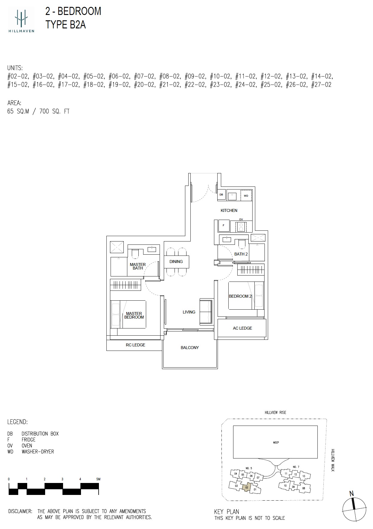 Hillhaven FloorPlan - 2BR B2A