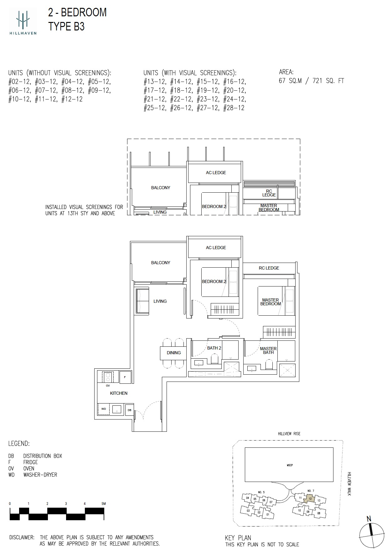 Hillhaven FloorPlan - 2BR B3