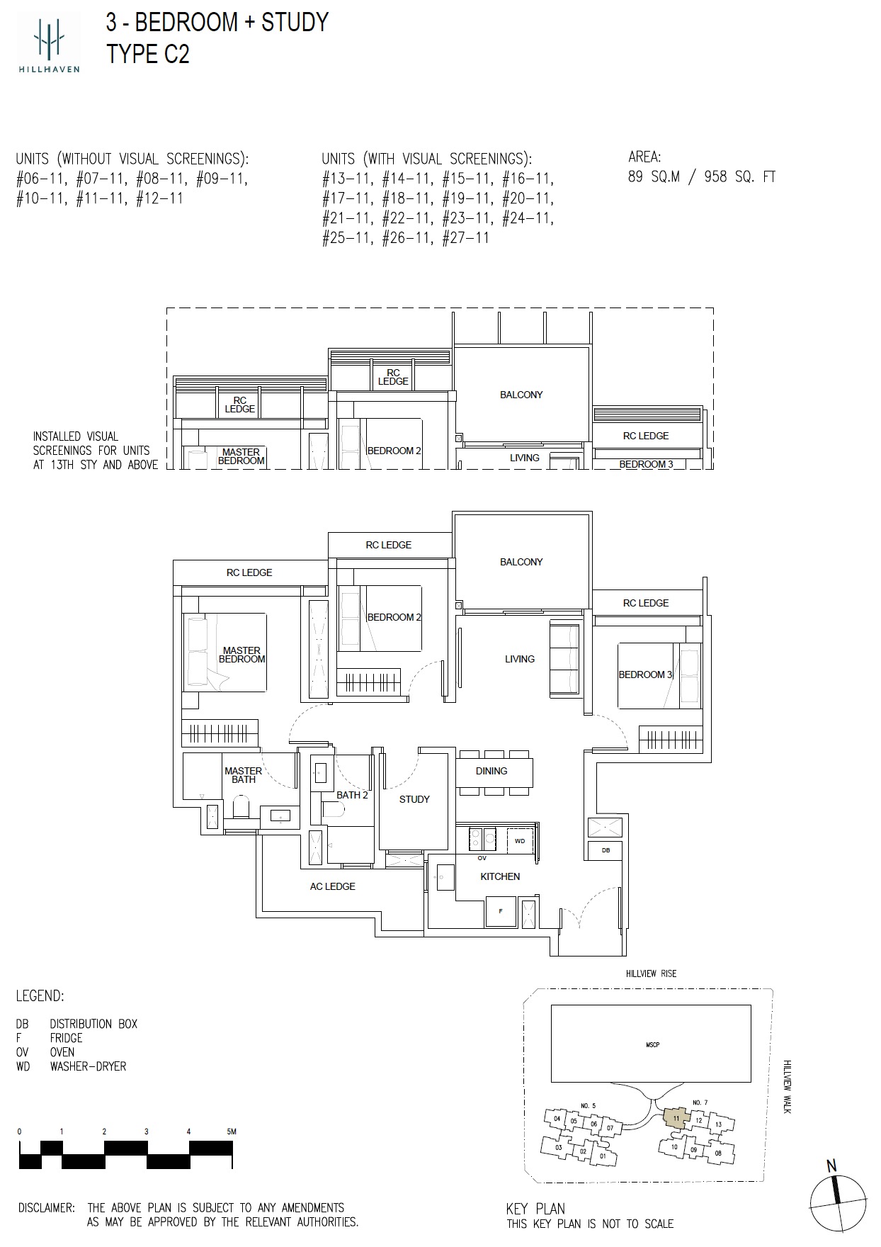 Hillhaven FloorPlan - 3BR C2