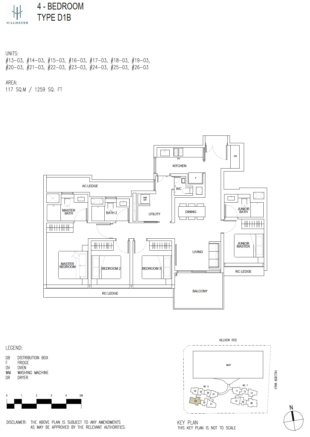 Hillhaven FloorPlan - 4BR D1B