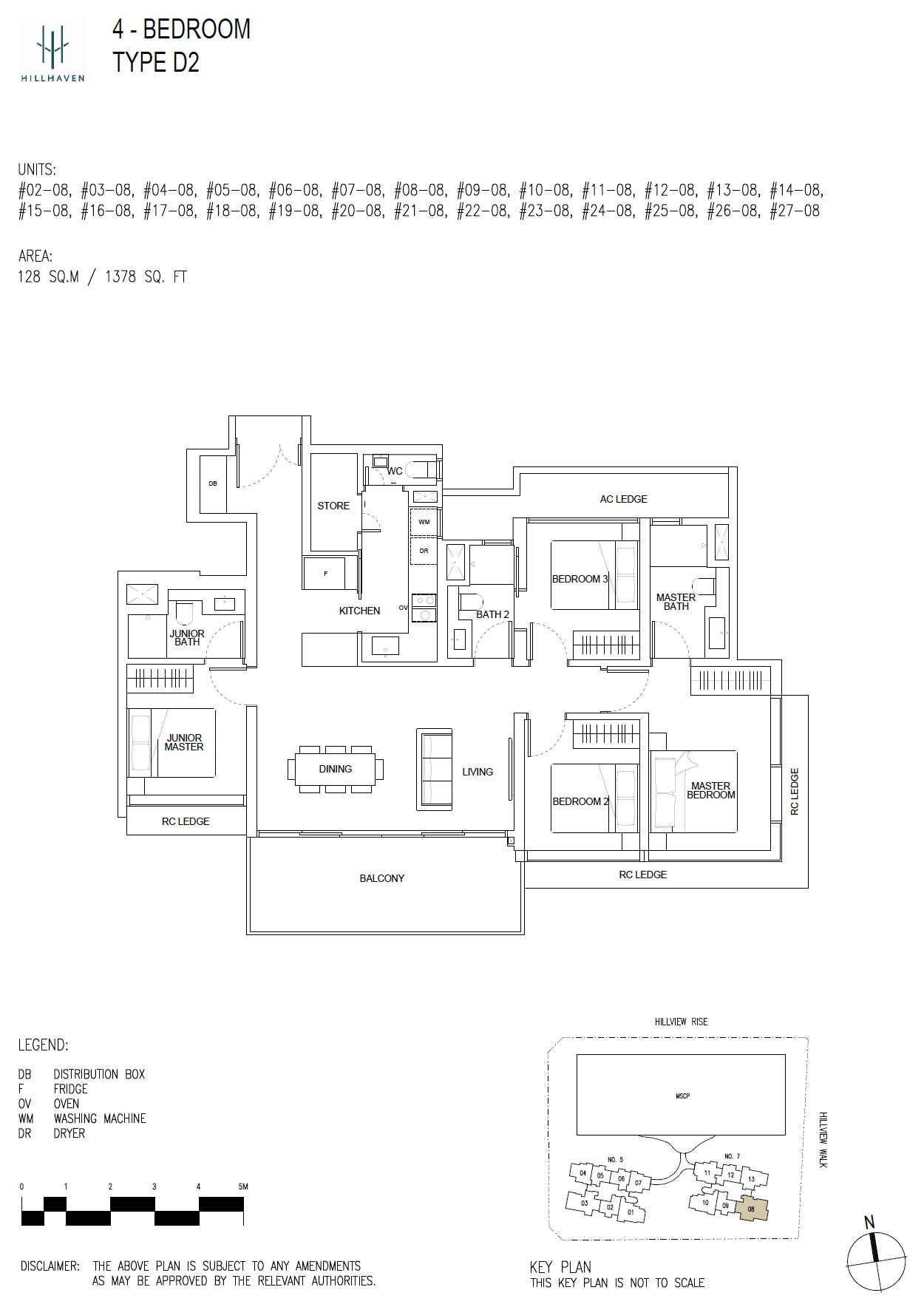 Hillhaven FloorPlan - 4BR D2