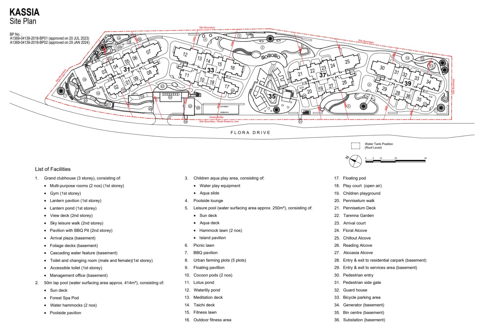 Kassia Tampines Site Plan - Distance