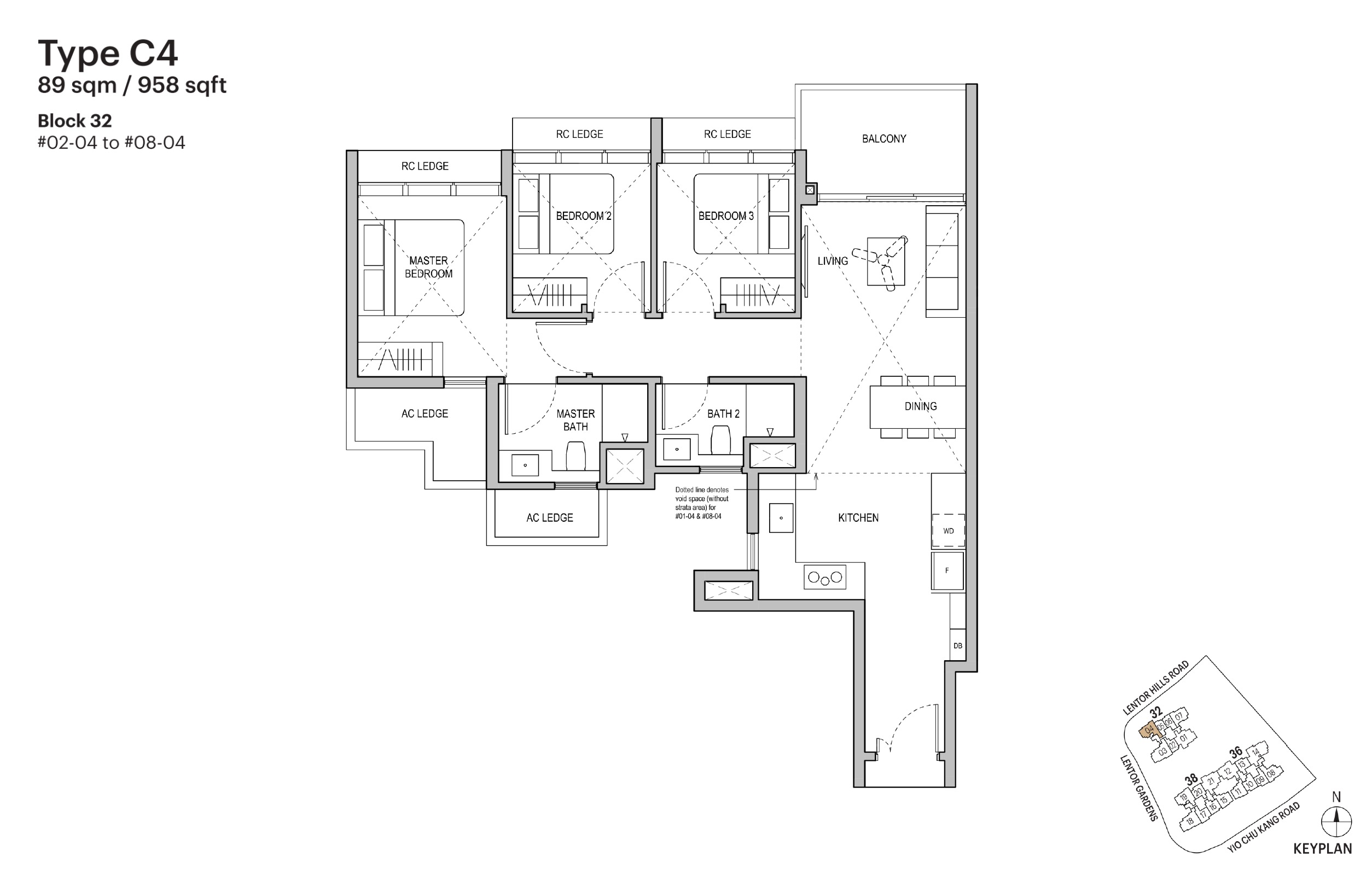 Lentoria FloorPlan- 3BR C4