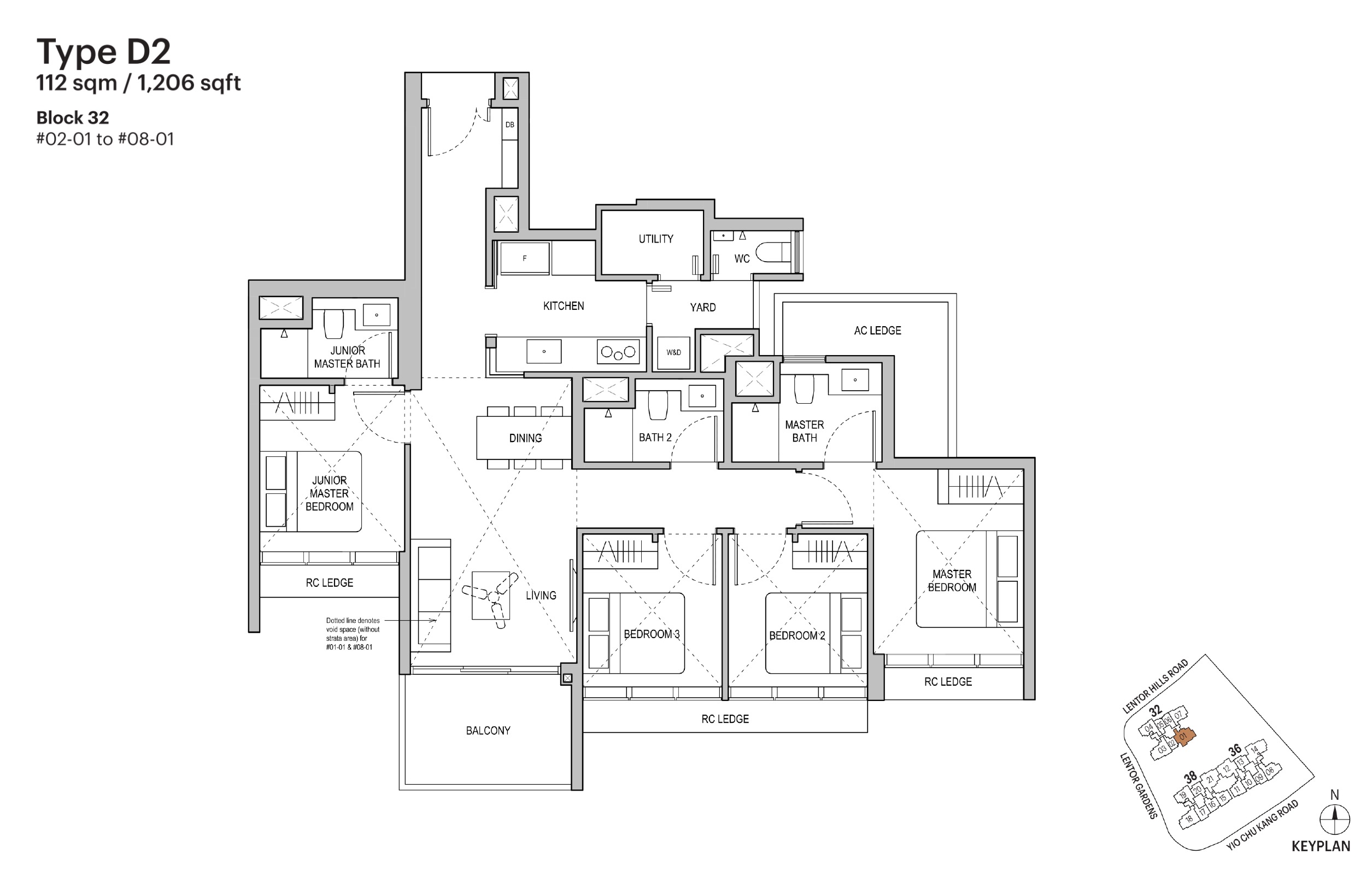 Lentoria FloorPlan- 4BR D2