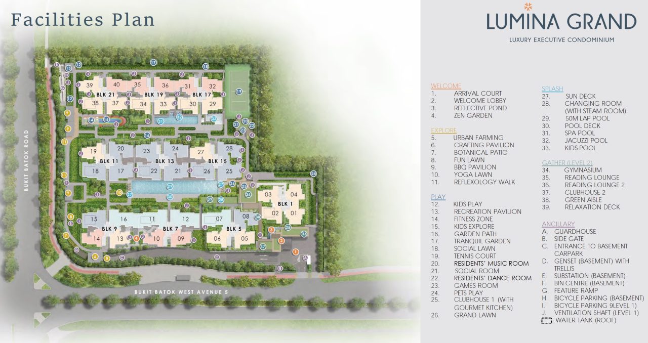 Lumina Grand EC - Site Plan