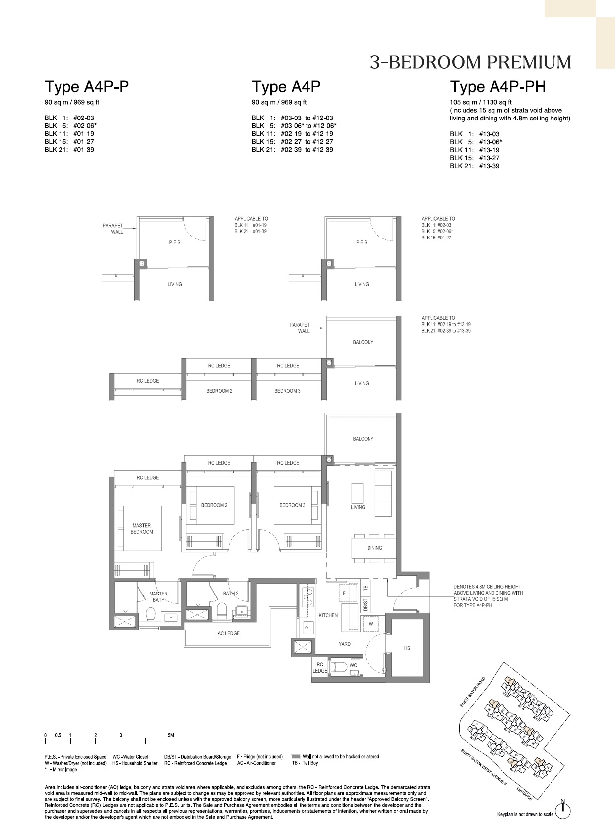 Lumina Grand Floor Plan - 3BR A4P