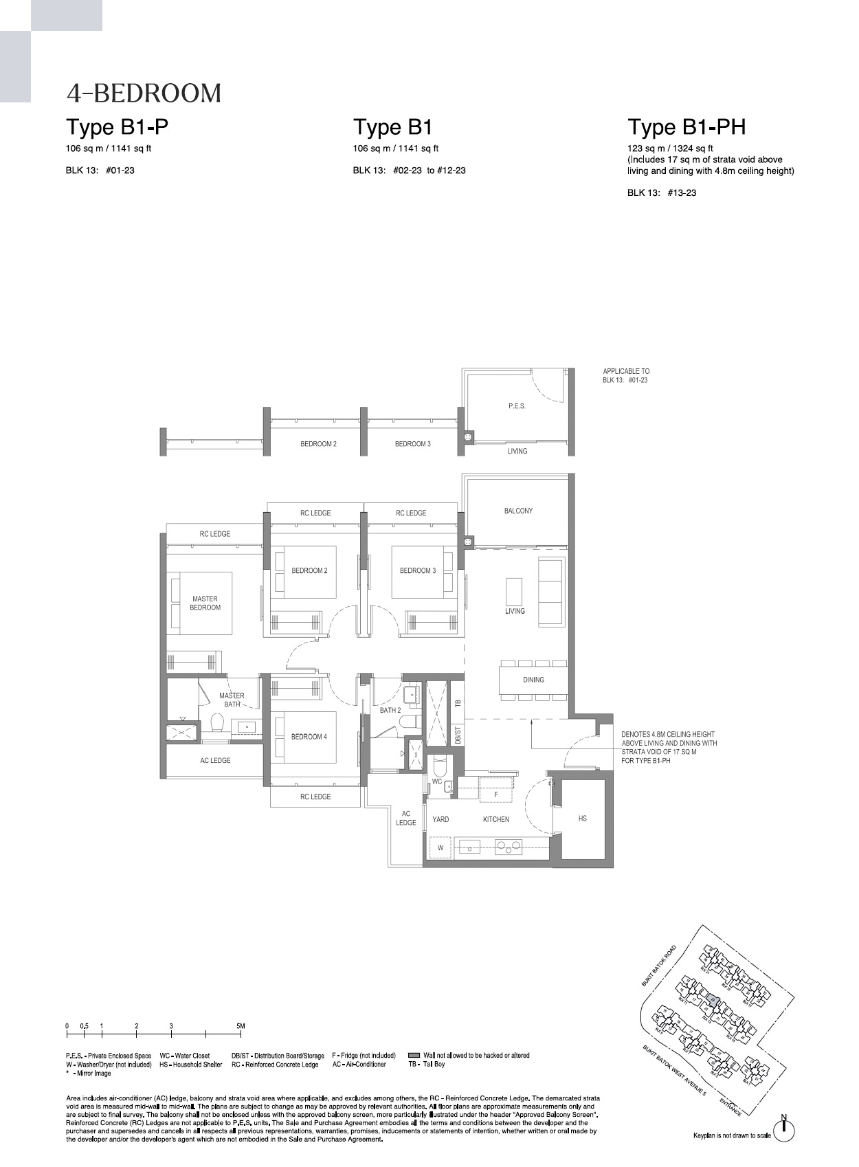 Lumina Grand Floor Plan - 4BR B1