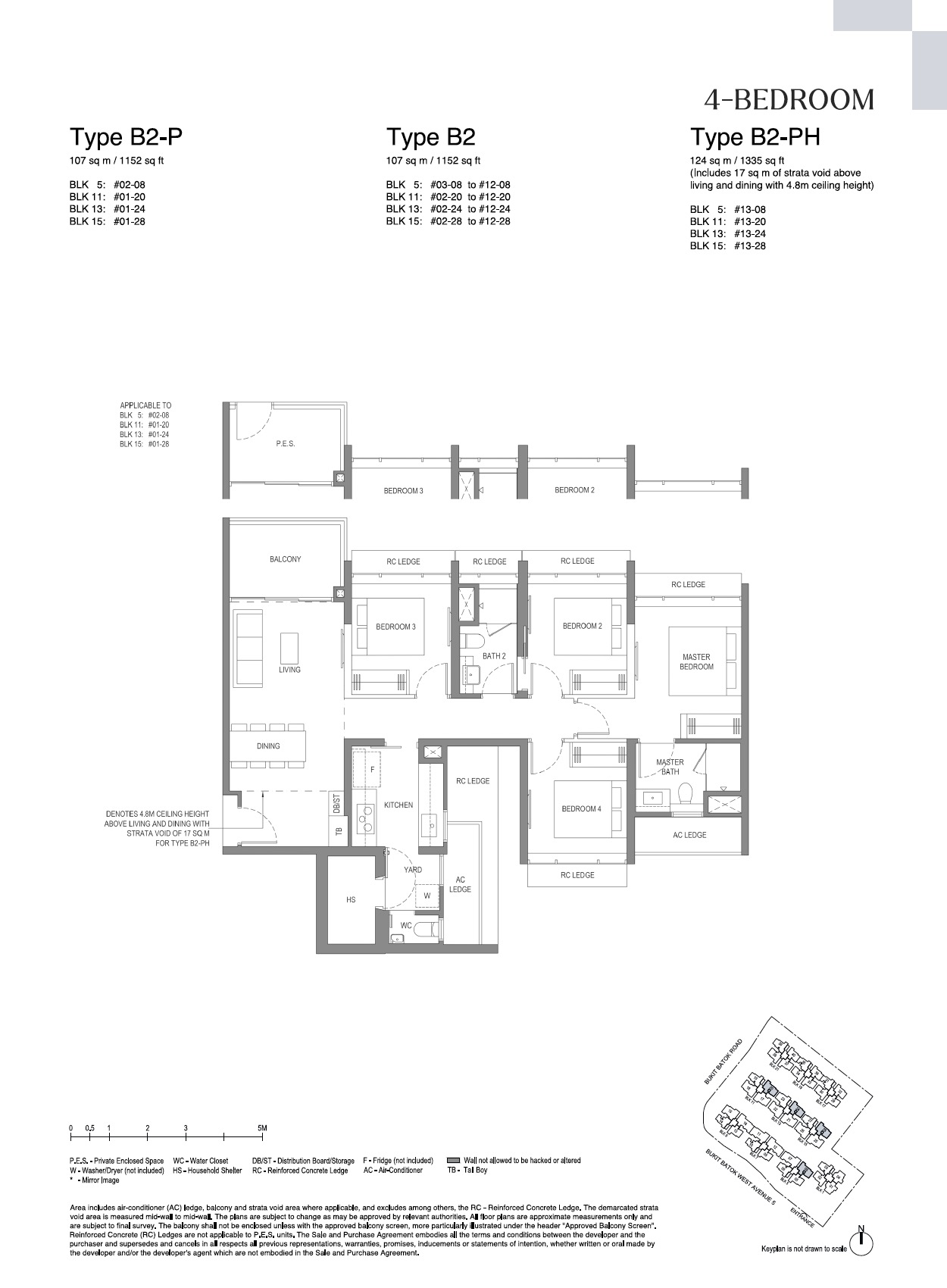 Lumina Grand Floor Plan - 4BR B2