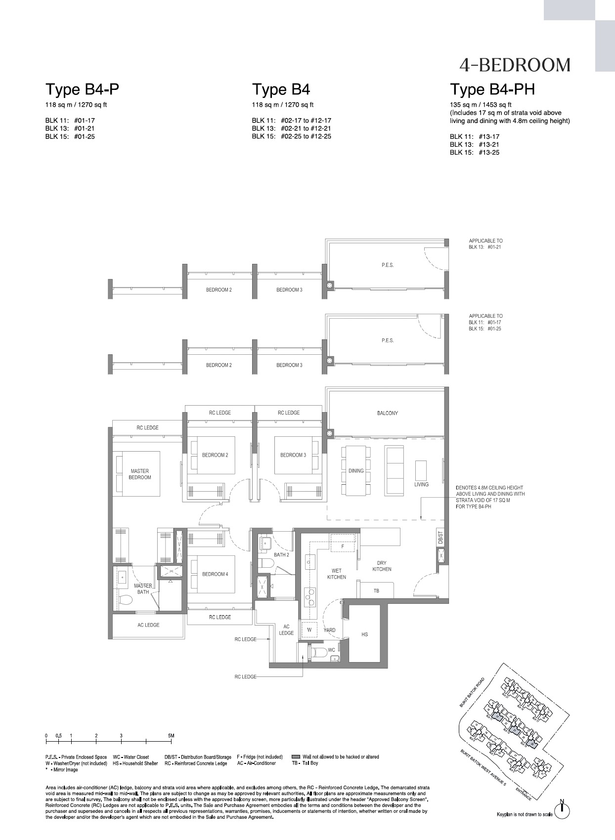 Lumina Grand Floor Plan - 4BR B4