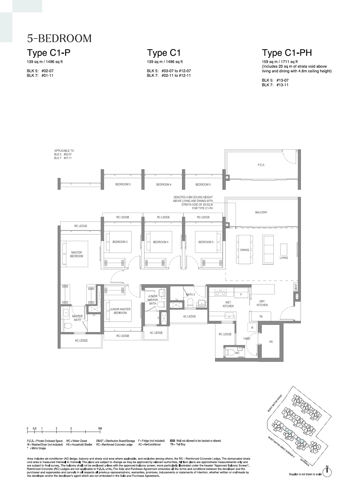 Lumina Grand Floor Plan - 5BR C1