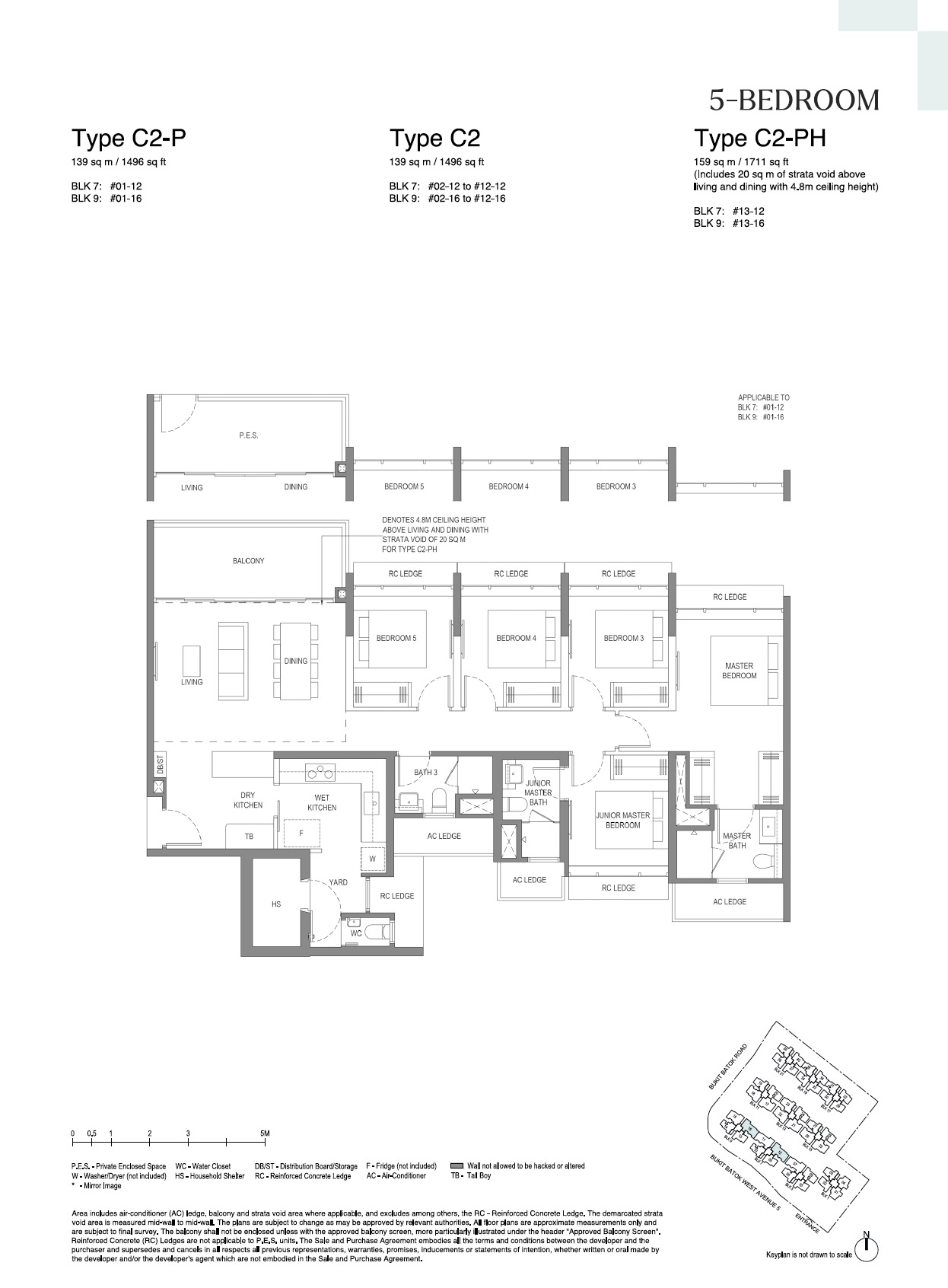 Lumina Grand Floor Plan - 5BR C2