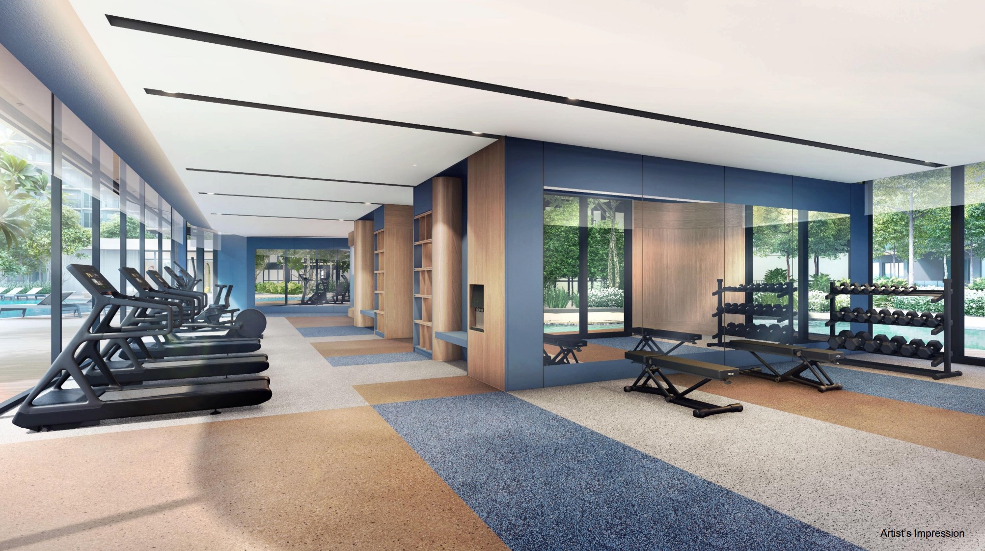 Parktown Residences Gyms With Private Pods