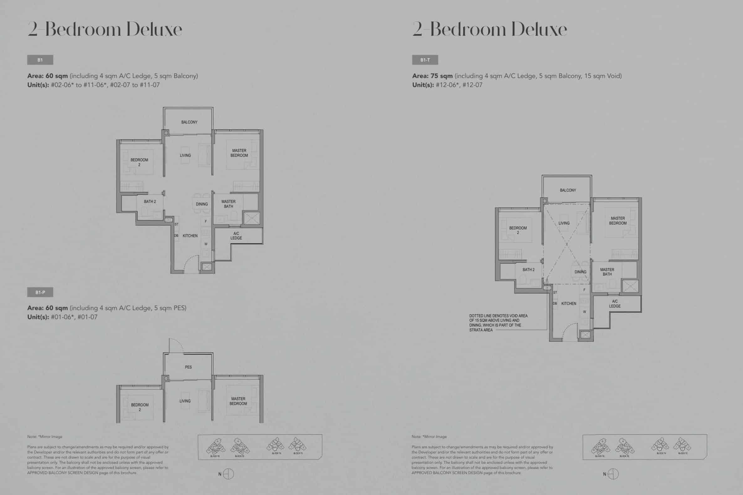 SORA jurong - 2BR Deluxe Floor Plan