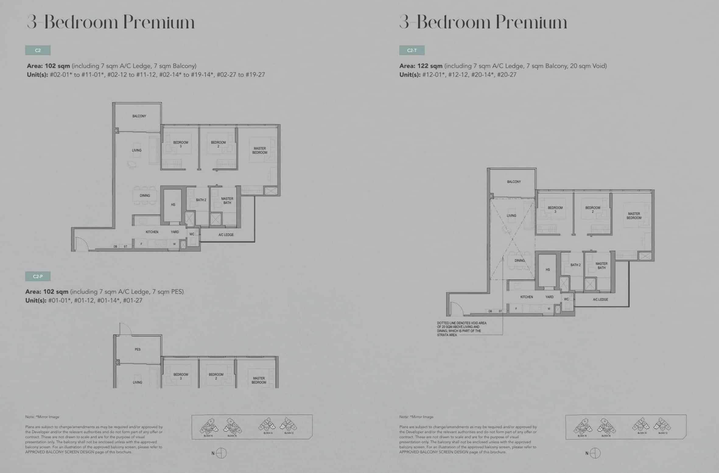 SORA jurong - 3BR Premium Floor Plan