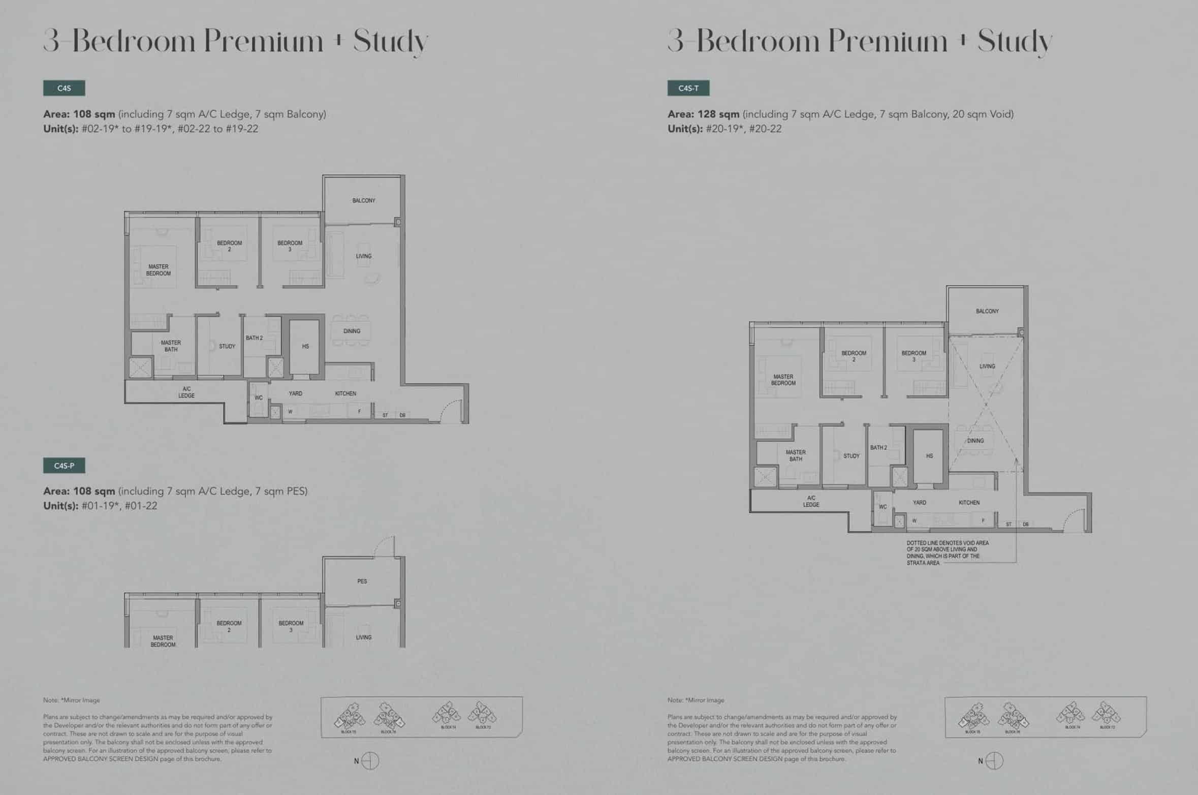 SORA jurong - 3BR Premium + S 2 Floor Plan