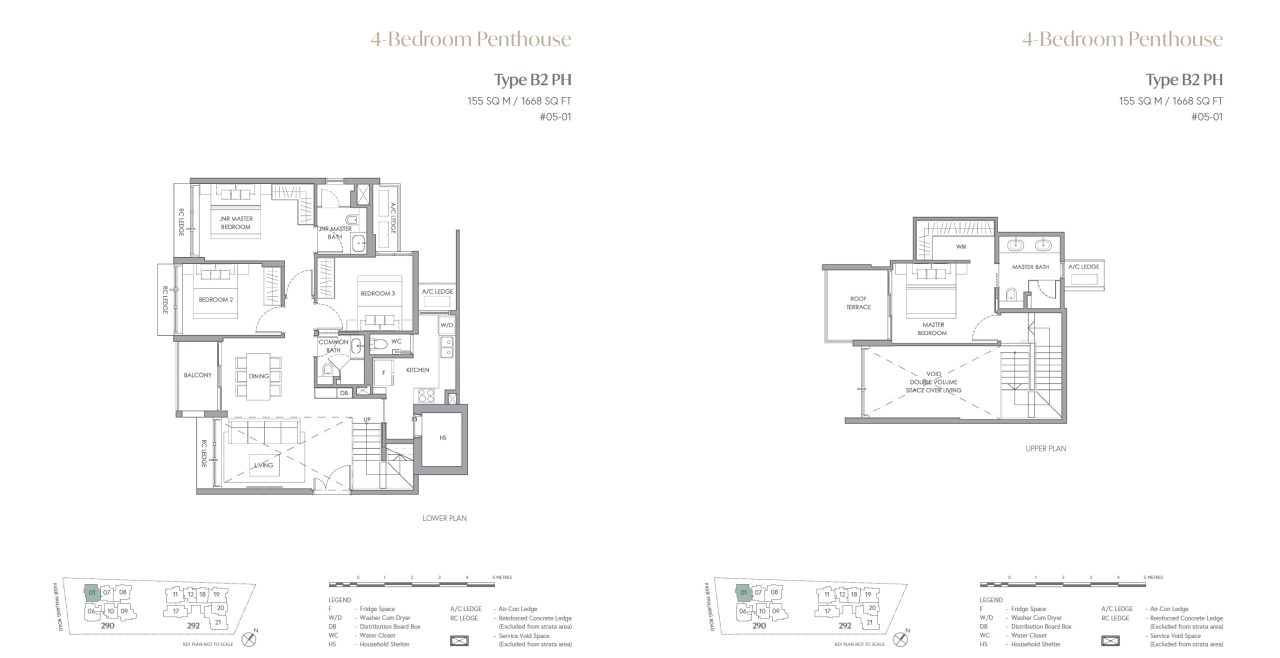 Hillshore at Pasir PanjangThe Hillshore Floor Plan – Penthouse 4BR B2PH