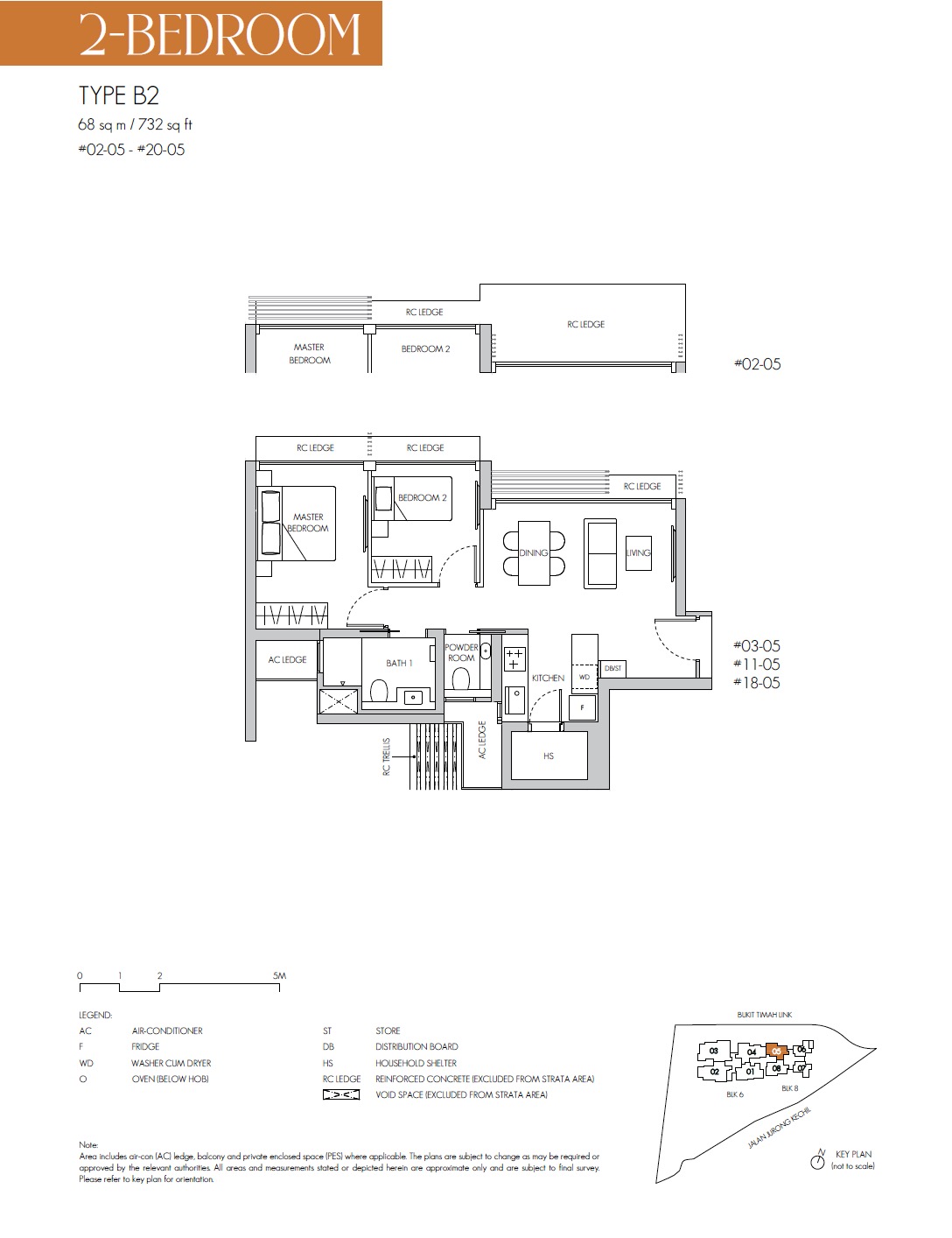 8@ST Bukit Timah Floor Plan 2BR B2